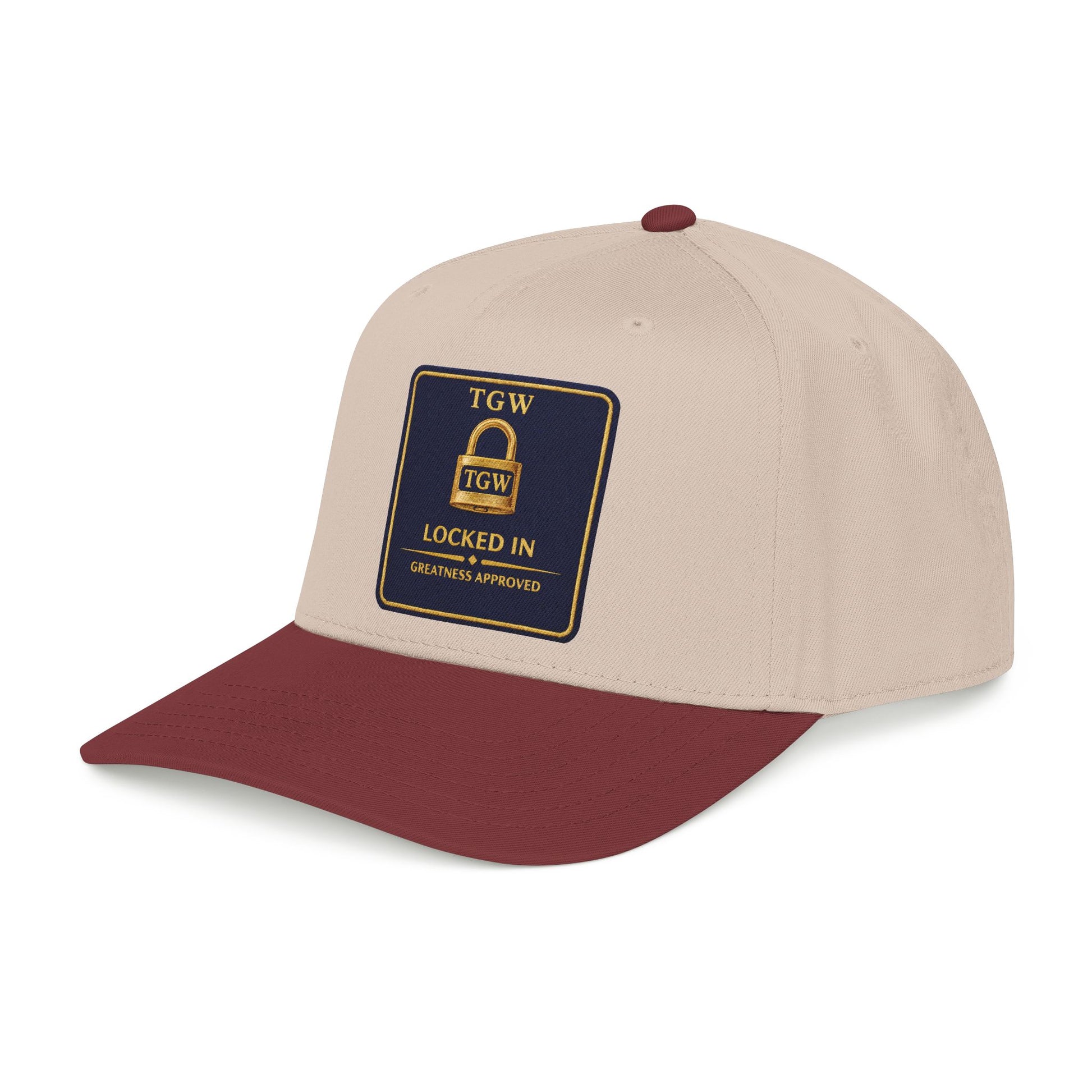 TGW “LOCKED IN” — Greatness Approved   Mid Profile Baseball Cap