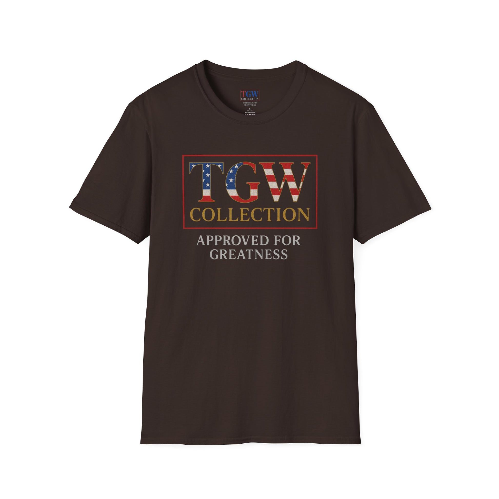Soft style T-Shirt: TGW Collection, Approved for Greatness - Comfortable Apparel for Everyday, Gifts for Friends, USA Pride