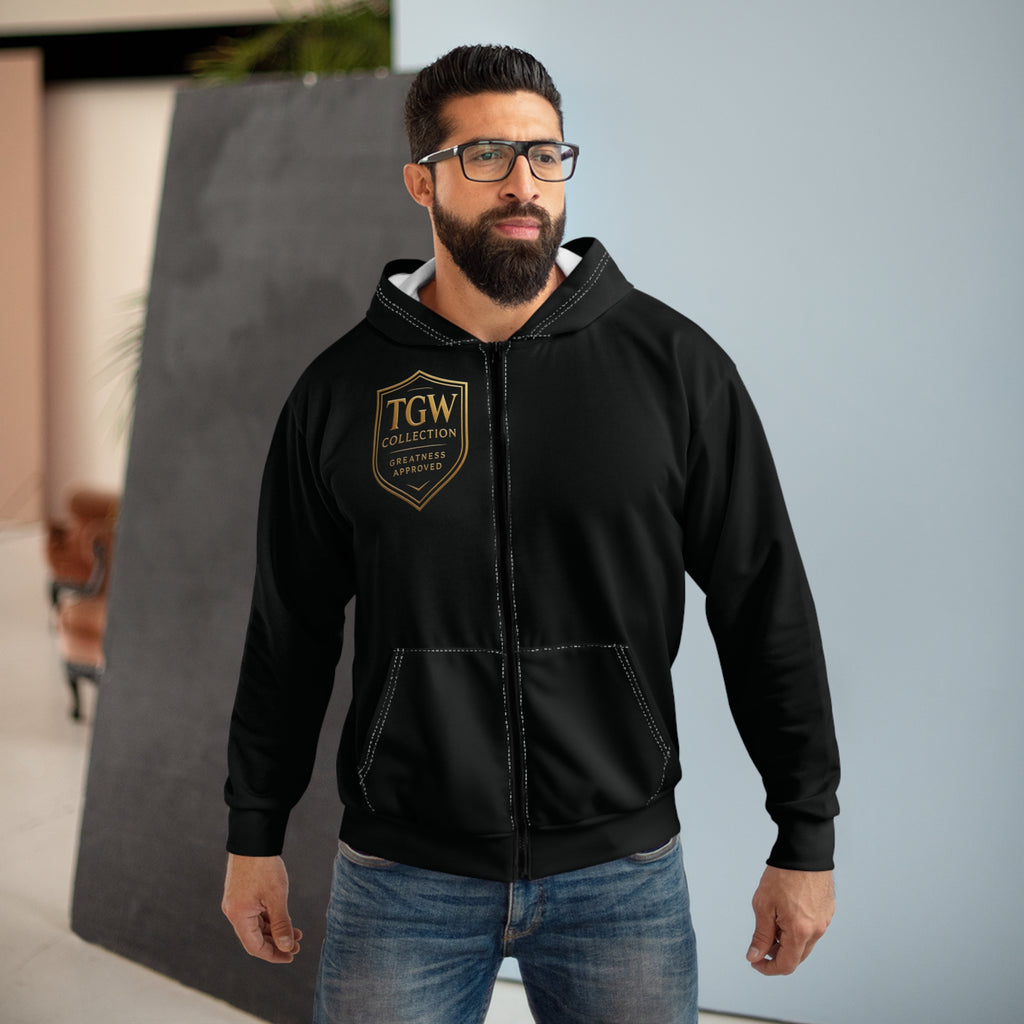 Men Zip Hoodie (AOP)