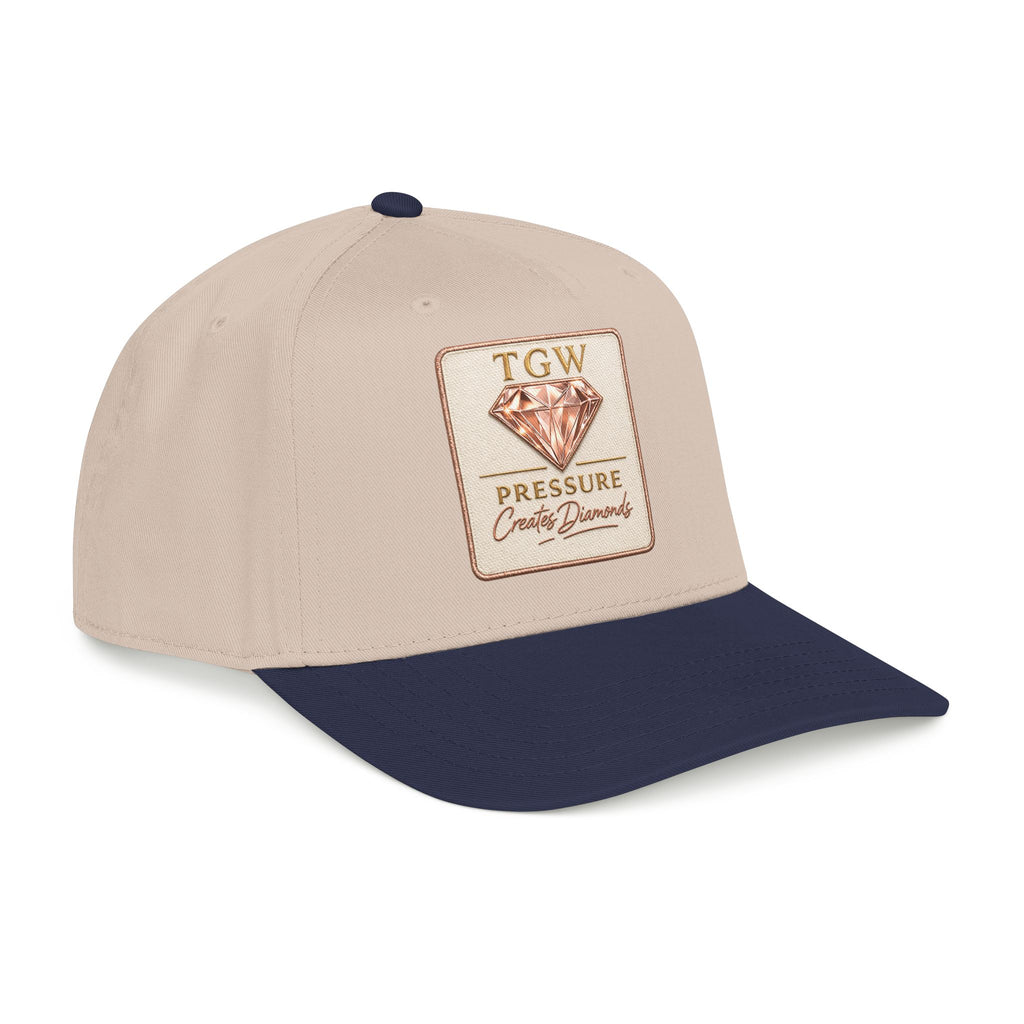 TGW Collection™  The TGW "Pressure Diamonds" Mid Profile Baseball Cap