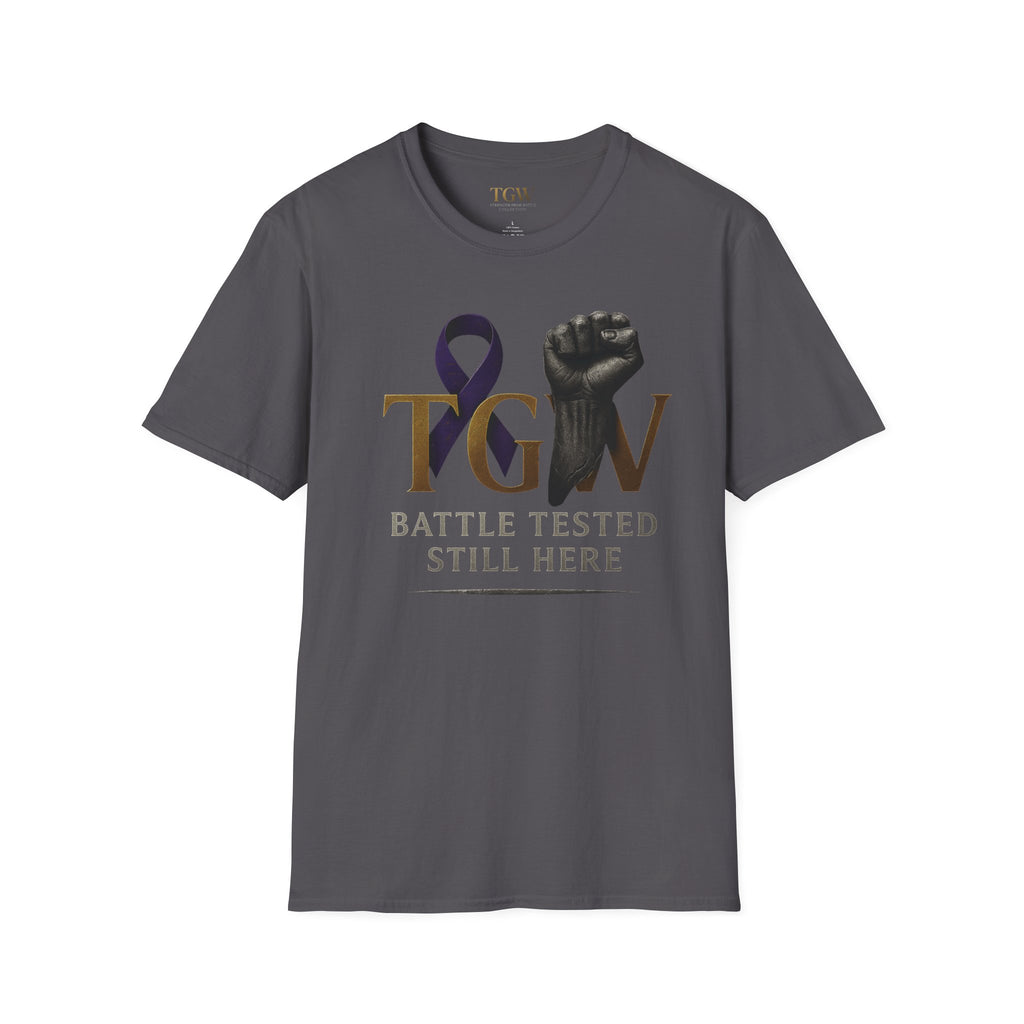 Men Empowerment Graphic Tee - Soft style T-Shirt, Battle Tested Shirt, Motivational Gift, Activism Apparel, Everyday Wear, Gift for Heroes