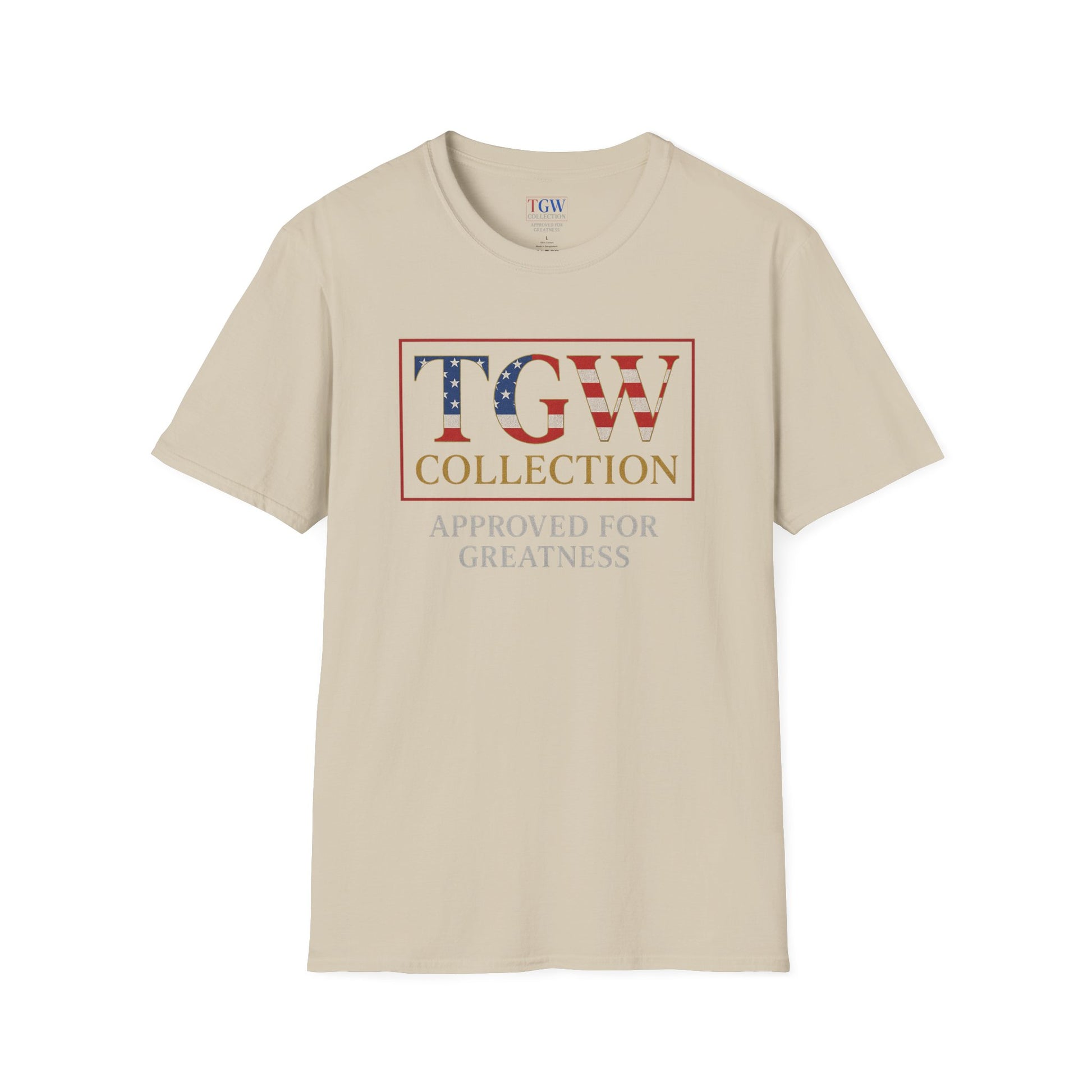 Soft style T-Shirt: TGW Collection, Approved for Greatness - Comfortable Apparel for Everyday, Gifts for Friends, USA Pride