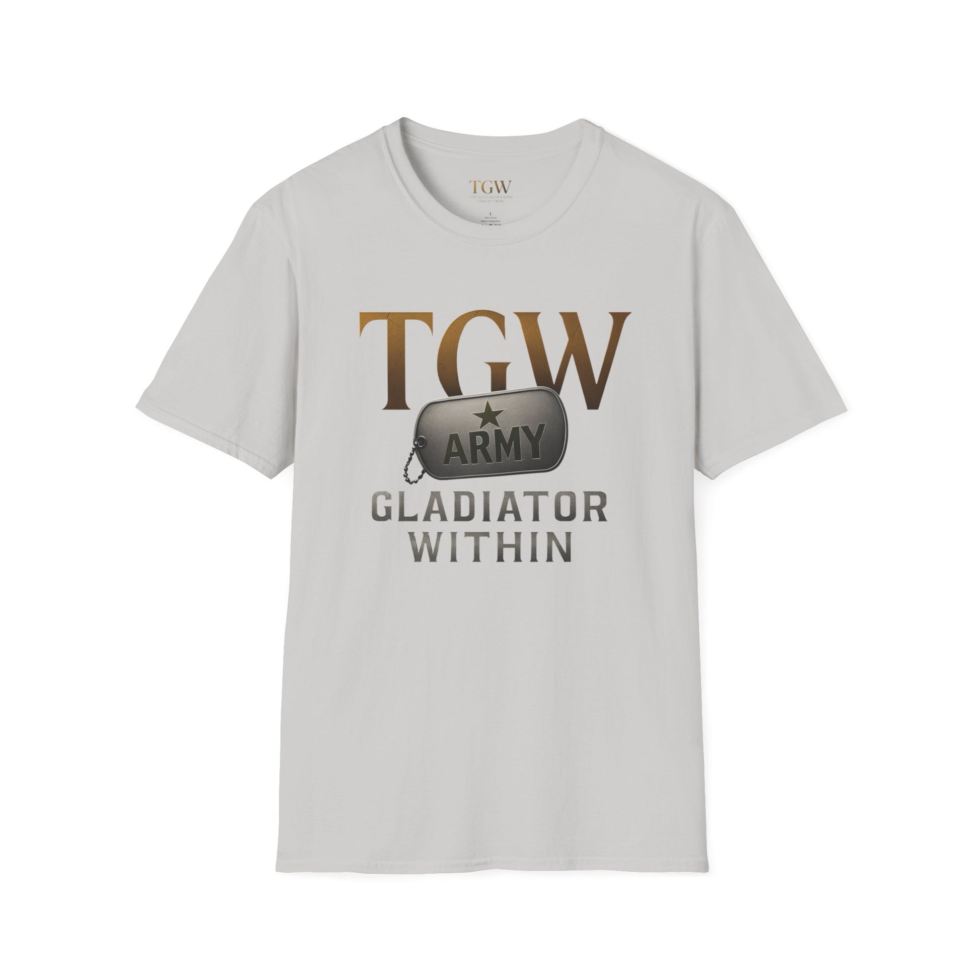 Gladiator Within T-Shirt, Unisex Army Tee, Motivational Gift, Fitness Apparel, Casual Wear, Workout Top, Inspirational Shirt