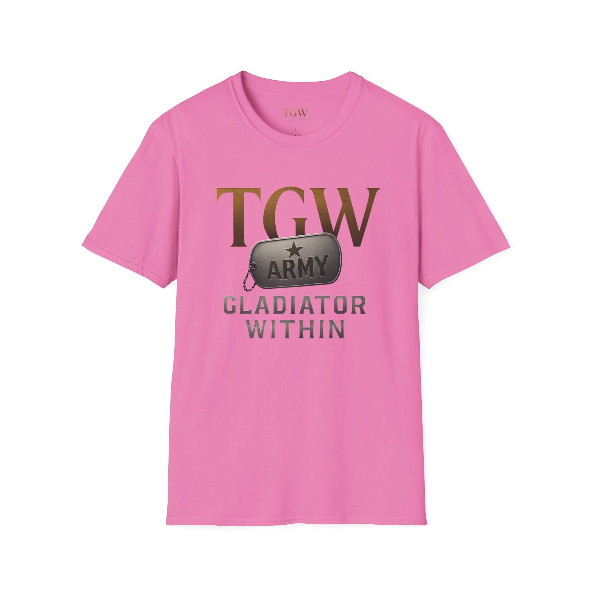 Gladiator Within T-Shirt, Unisex Army Tee, Motivational Gift, Fitness Apparel, Casual Wear, Workout Top, Inspirational Shirt