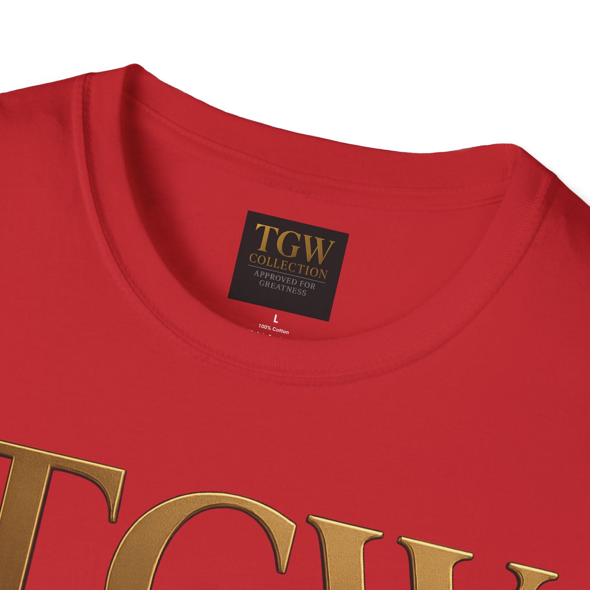 TGW Collection  Soft style T-Shirt | Casual Graphic Tee | Greatness Approved | Perfect for Everyday Wear, Gifts, and Celebrations