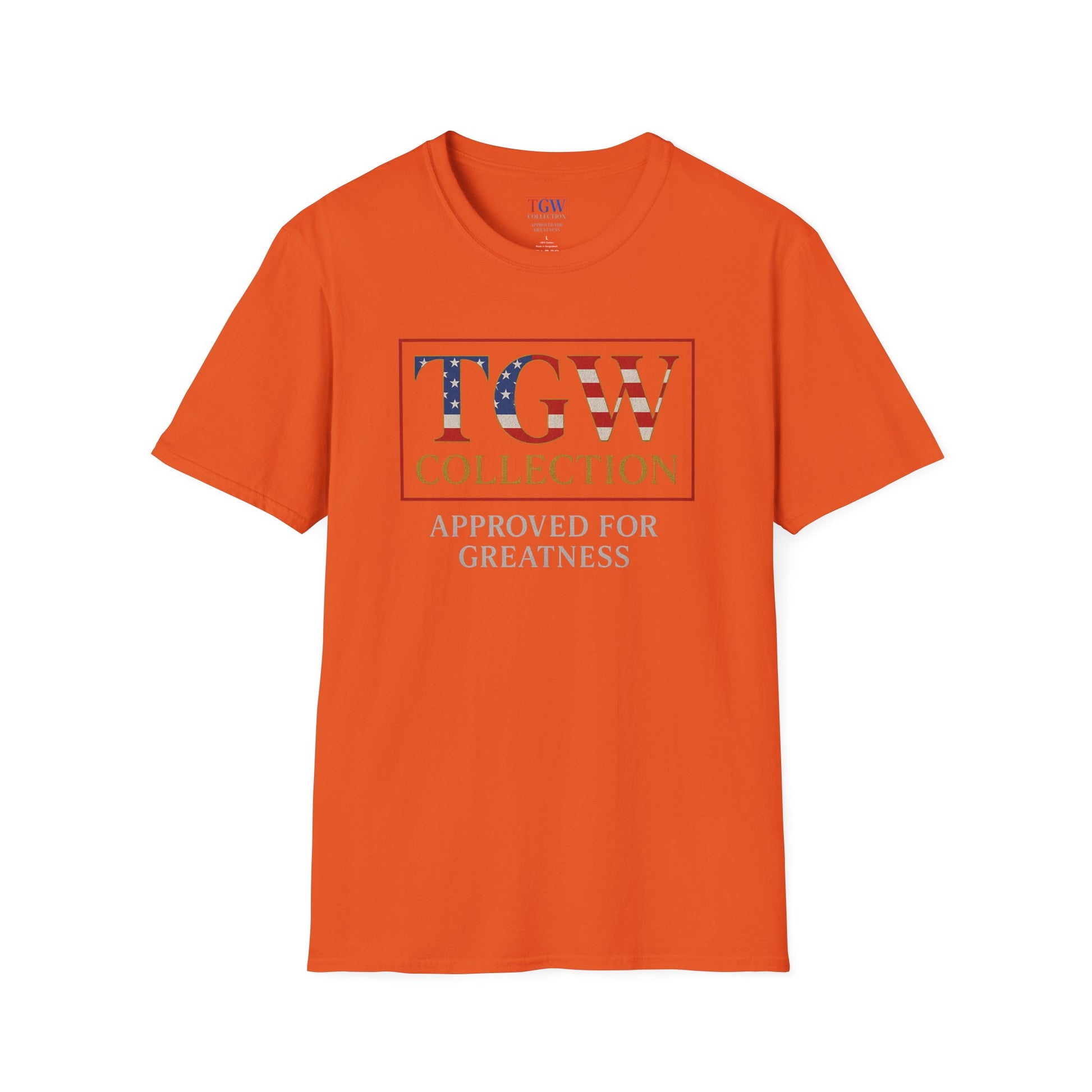 Soft style T-Shirt: TGW Collection, Approved for Greatness - Comfortable Apparel for Everyday, Gifts for Friends, USA Pride