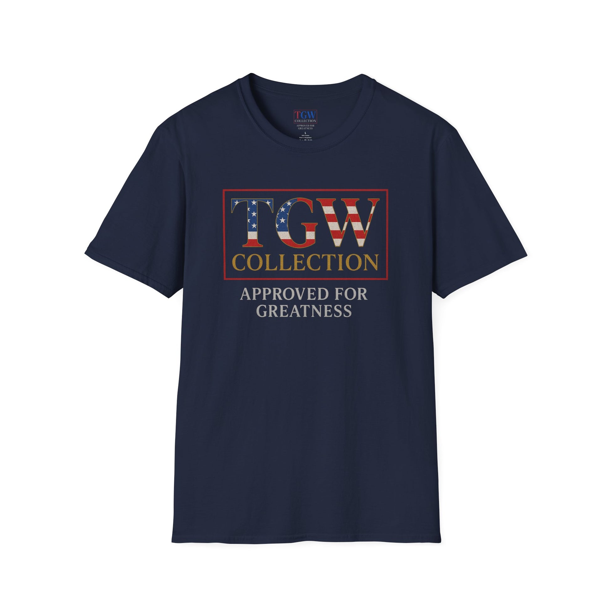 Soft style T-Shirt: TGW Collection, Approved for Greatness - Comfortable Apparel for Everyday, Gifts for Friends, USA Pride
