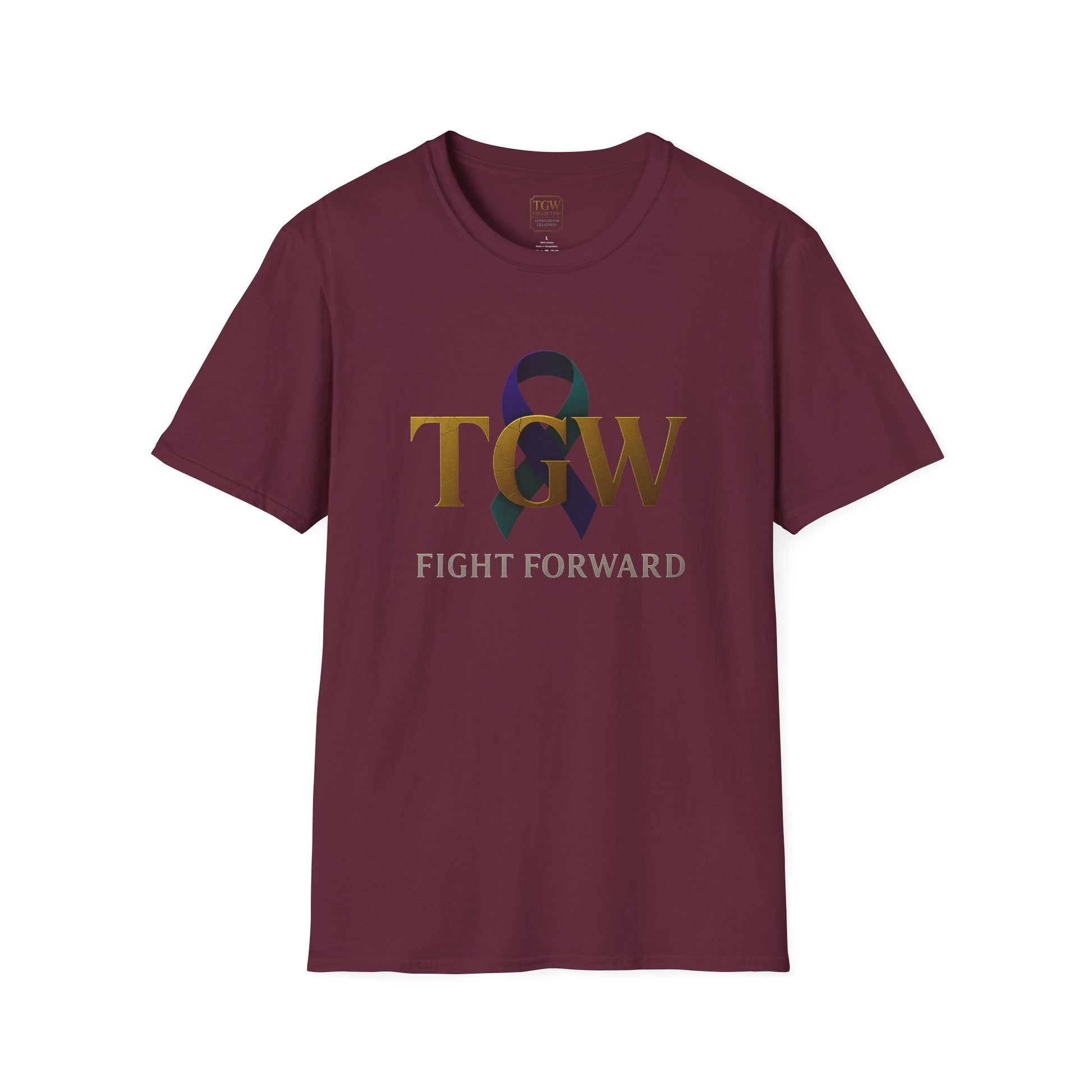 Inspirational T-Shirt, Fight Forward Awareness Tee, Supportive Gift, Casual Wear, Motivational Apparel