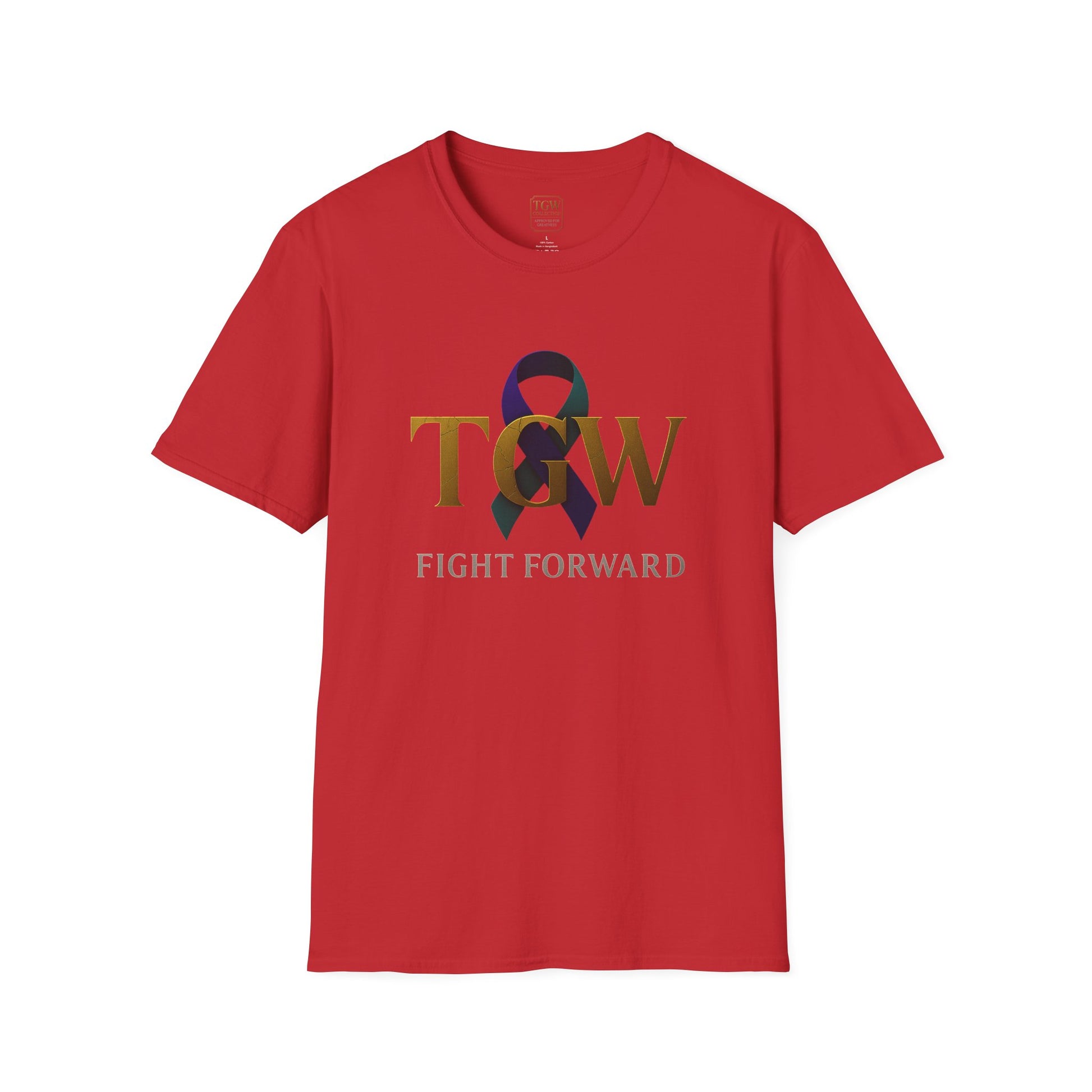 Inspirational T-Shirt, Fight Forward Awareness Tee, Supportive Gift, Casual Wear, Motivational Apparel