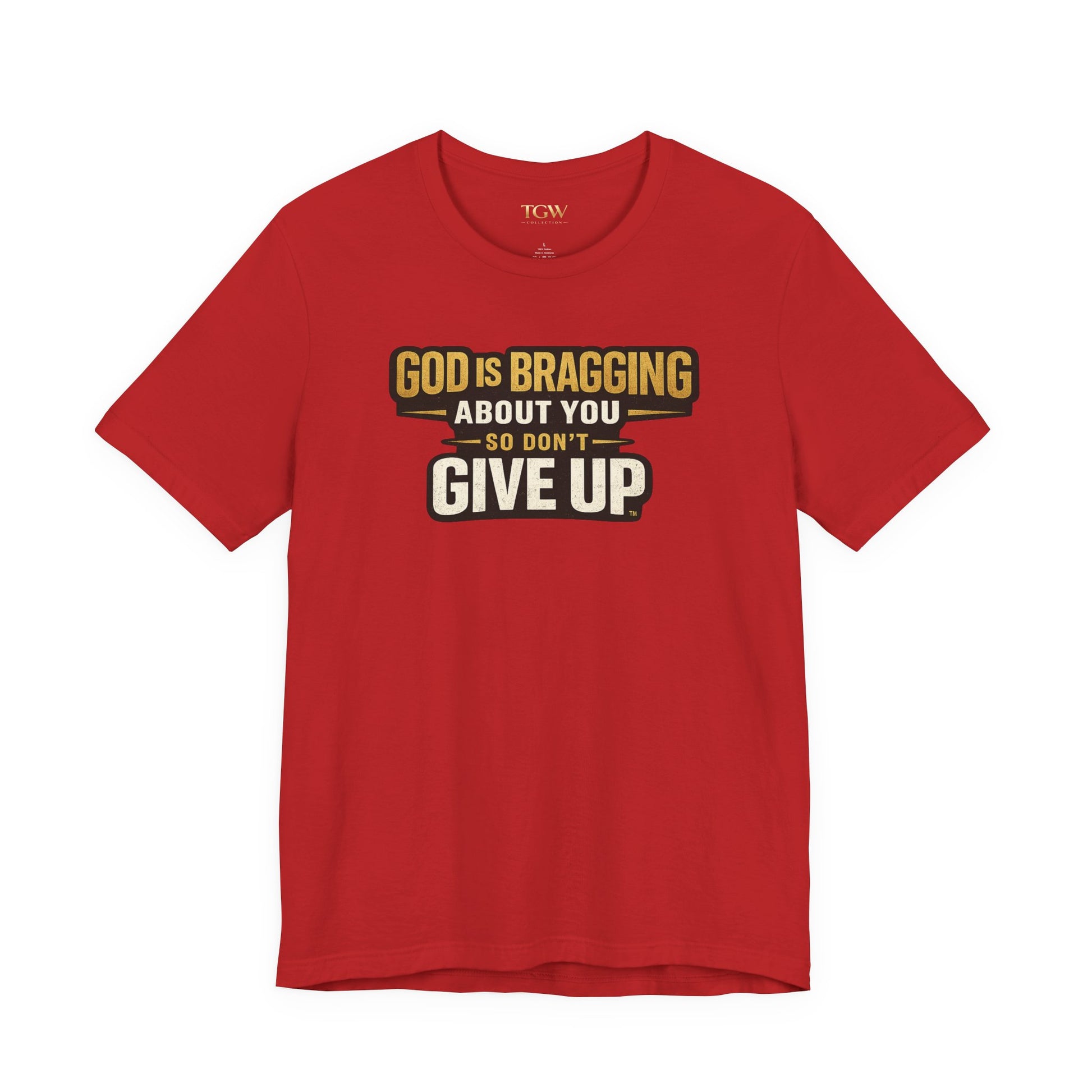 God is Bragging About You - Jersey Short Sleeve Tee