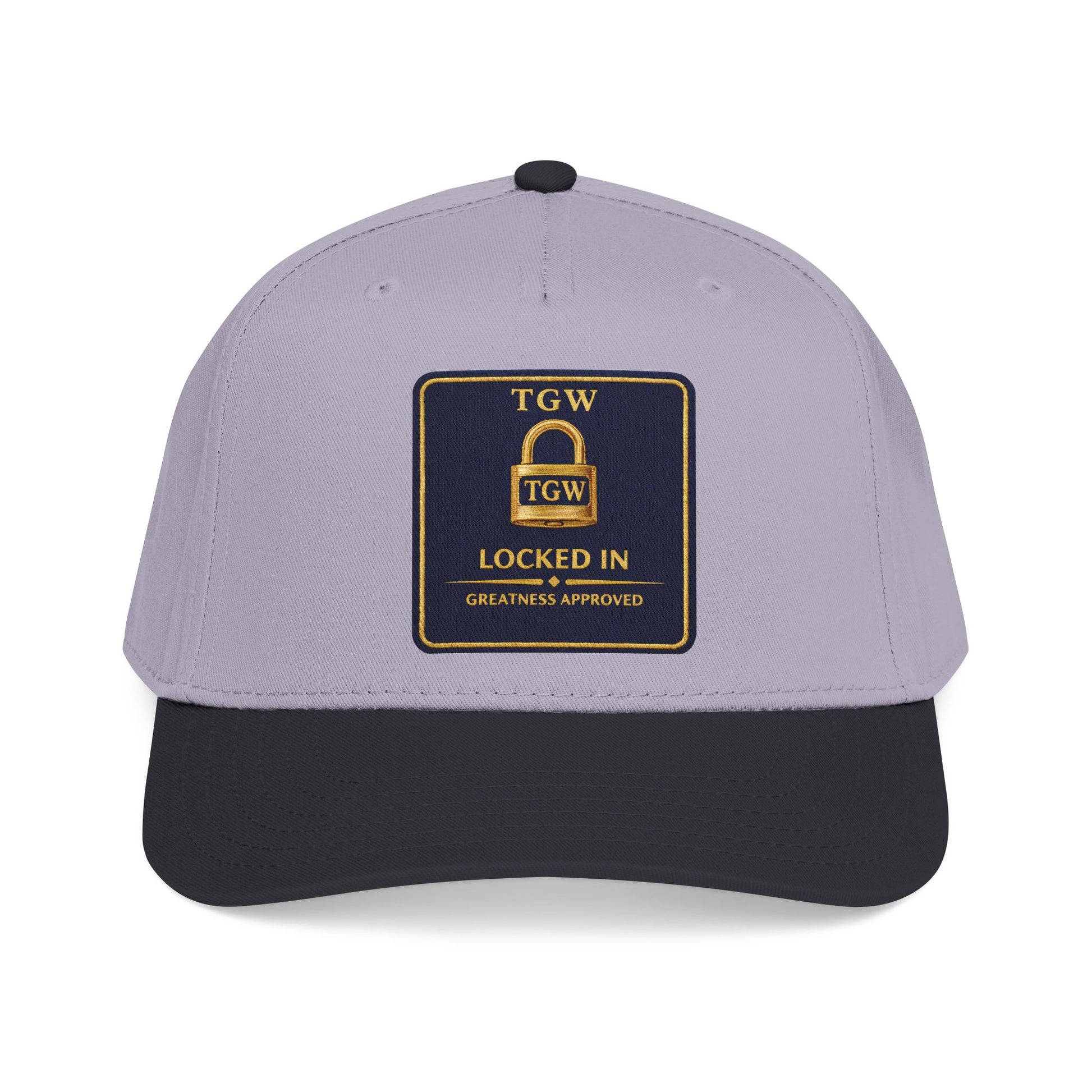 TGW “LOCKED IN” — Greatness Approved   Mid Profile Baseball Cap