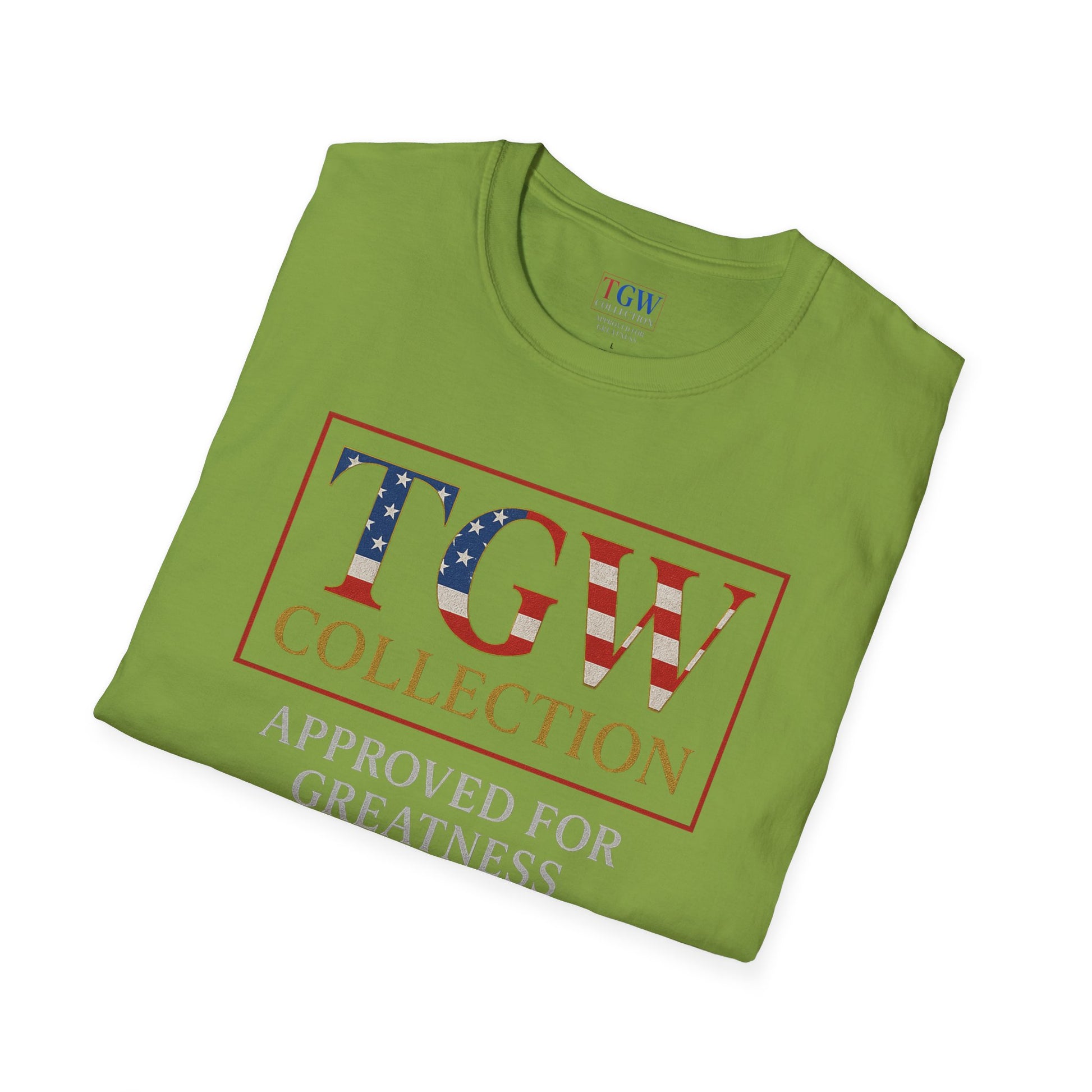 Soft style T-Shirt: TGW Collection, Approved for Greatness - Comfortable Apparel for Everyday, Gifts for Friends, USA Pride