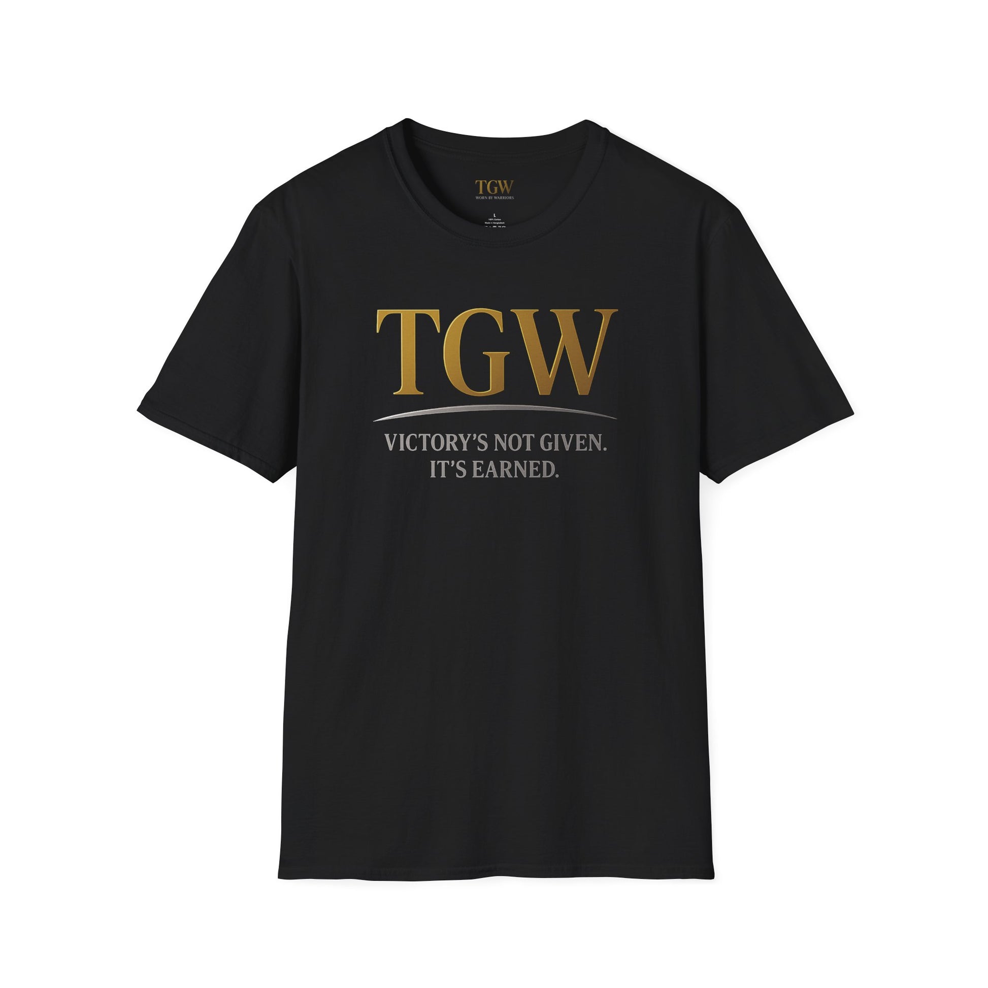 Victory Earned Unisex Softstyle T-Shirt | Motivational Tee, Inspirational Gift, Casual Wear, Empowering Apparel, Everyday Comfort