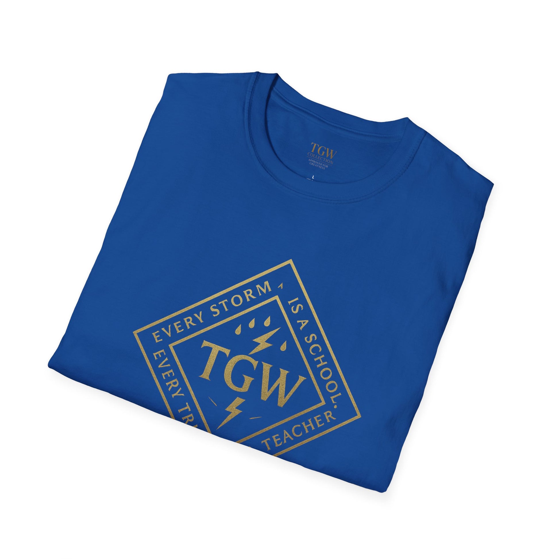 Graphic Tee with Lightning Design - Casual Trendy T-Shirt for Everyday Wear, Gifts, Occasions, Festivals
