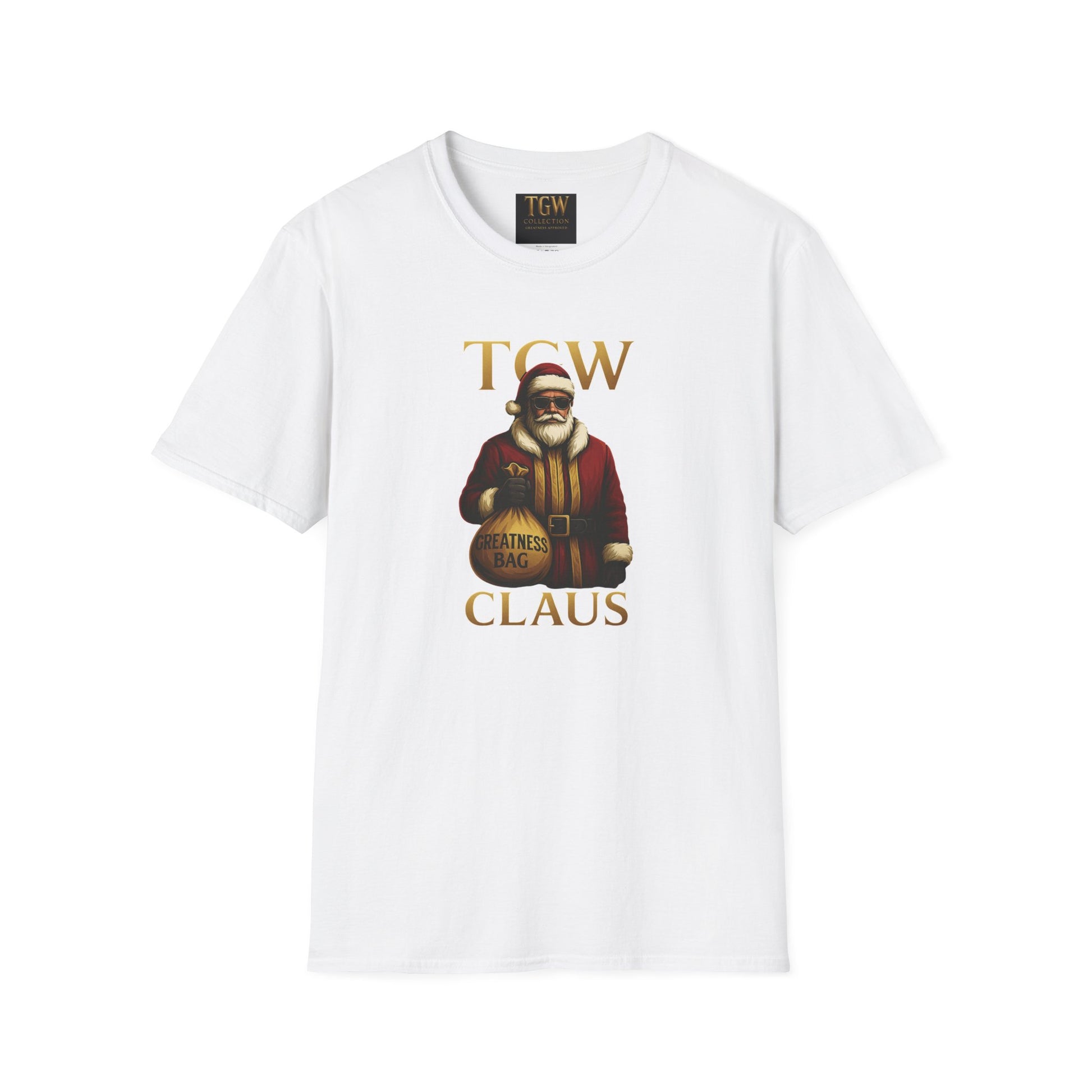 T-Shirt 'TOW Claus' Vintage Santa Graphic Holiday Tee