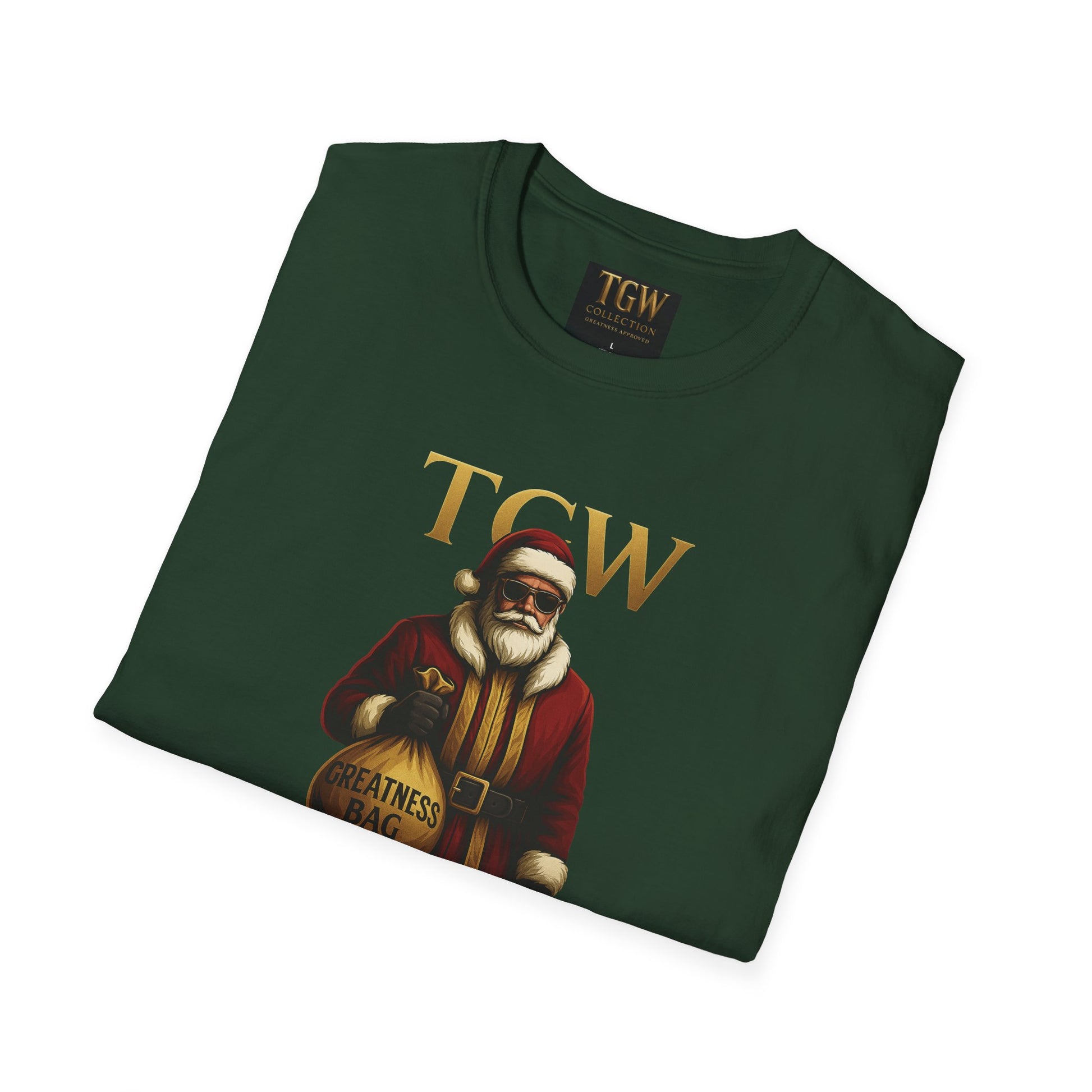 T-Shirt 'TOW Claus' Vintage Santa Graphic Holiday Tee