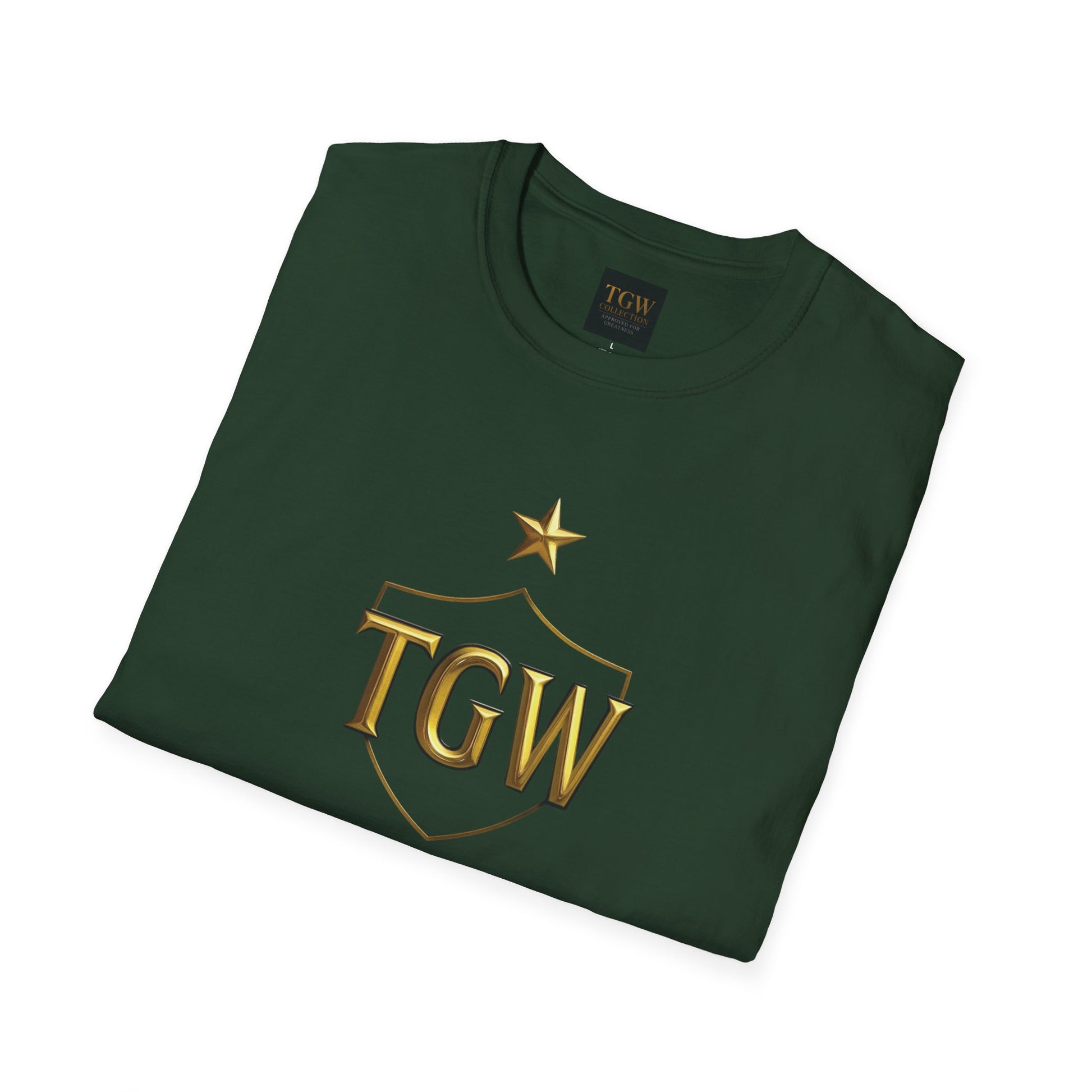 Softstyle T-Shirt - TGW 'Born for Greatness' Tee, Motivational Gift, Casual Wear, Inspirational Apparel, Achievement