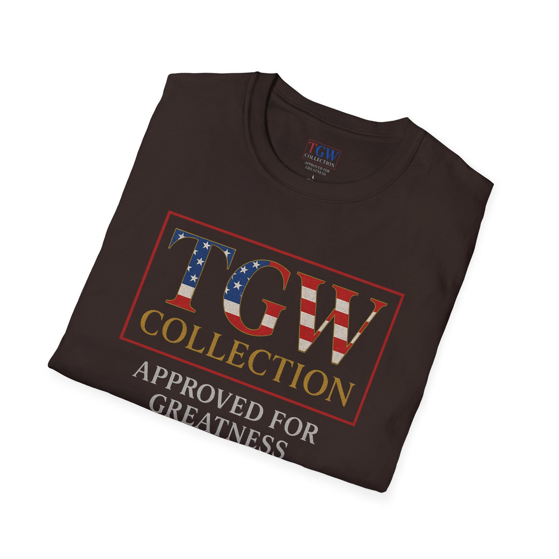 Soft style T-Shirt: TGW Collection, Approved for Greatness - Comfortable Apparel for Everyday, Gifts for Friends, USA Pride