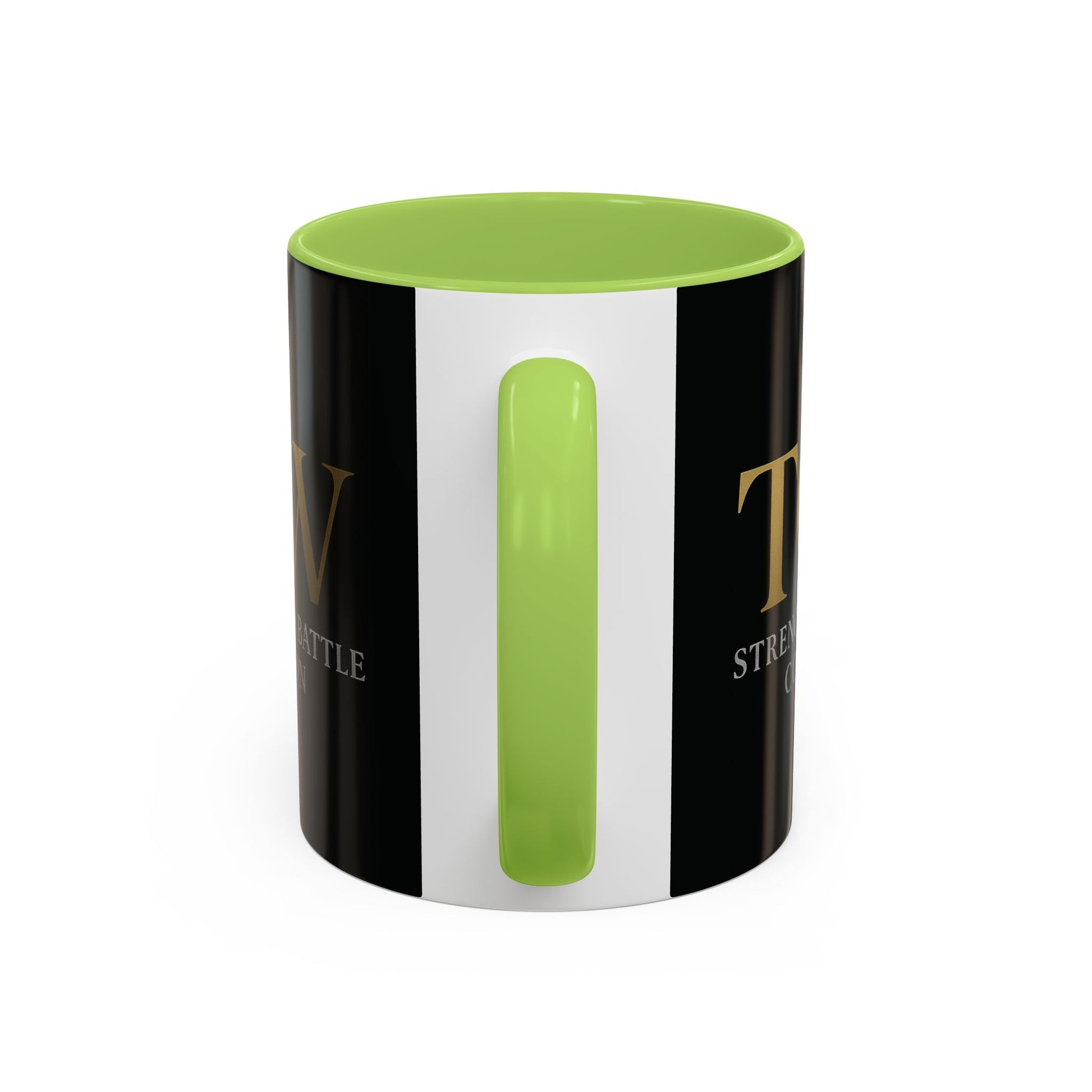 Empowering Accent Coffee Mug - Strength from Battle Collection, Motivational Gift, Coffee Cup, Inspirational Mug, Tea Gift Idea