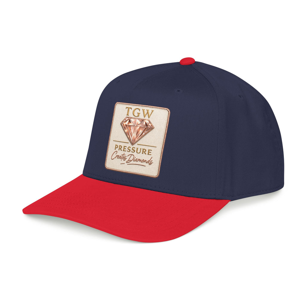 TGW Collection™  The TGW "Pressure Diamonds" Mid Profile Baseball Cap