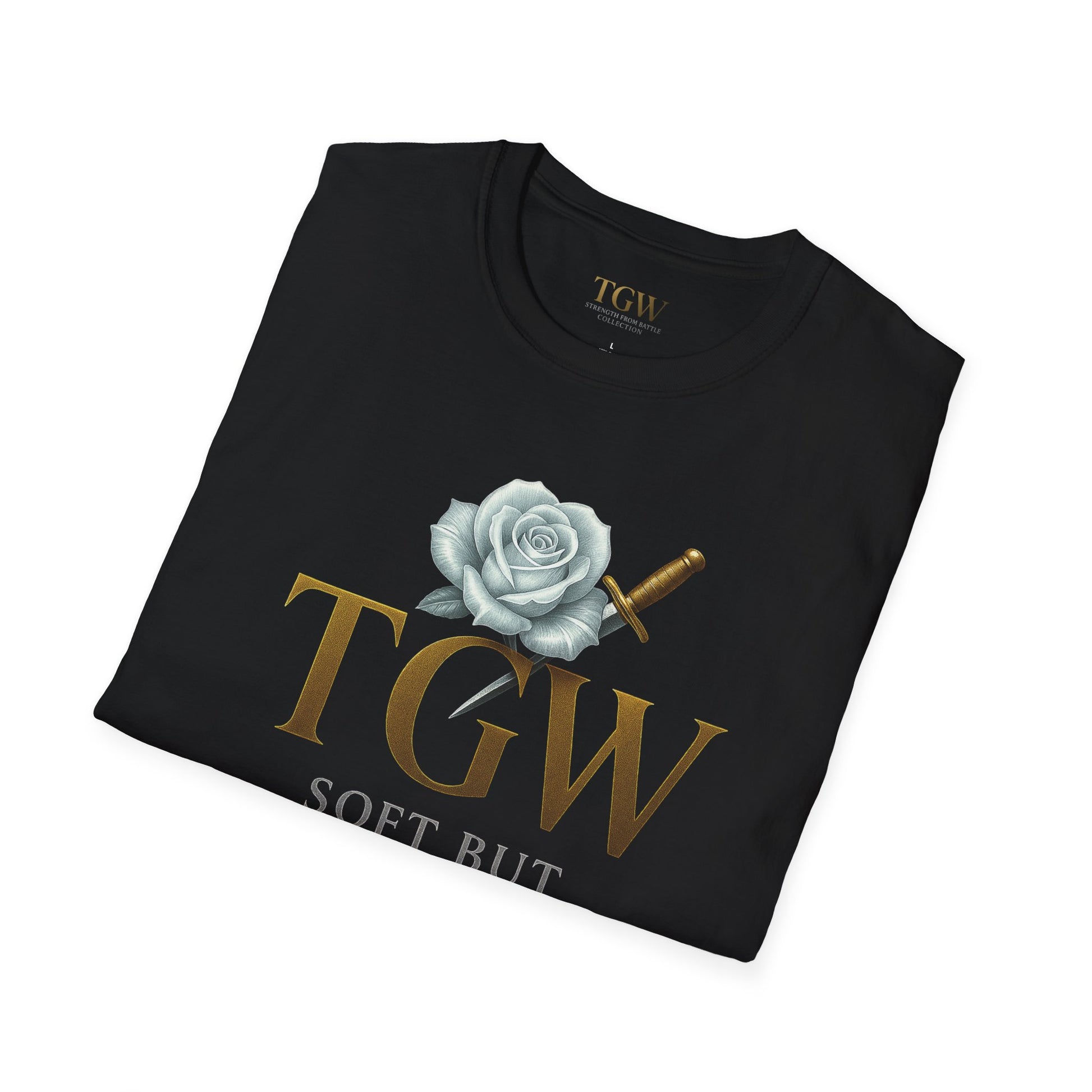 Soft style T-Shirt - Soft but Unbreakable Graphic Tee, Motivational Shirt, Gift for Her, Casual Wear, Inspirational Fashion