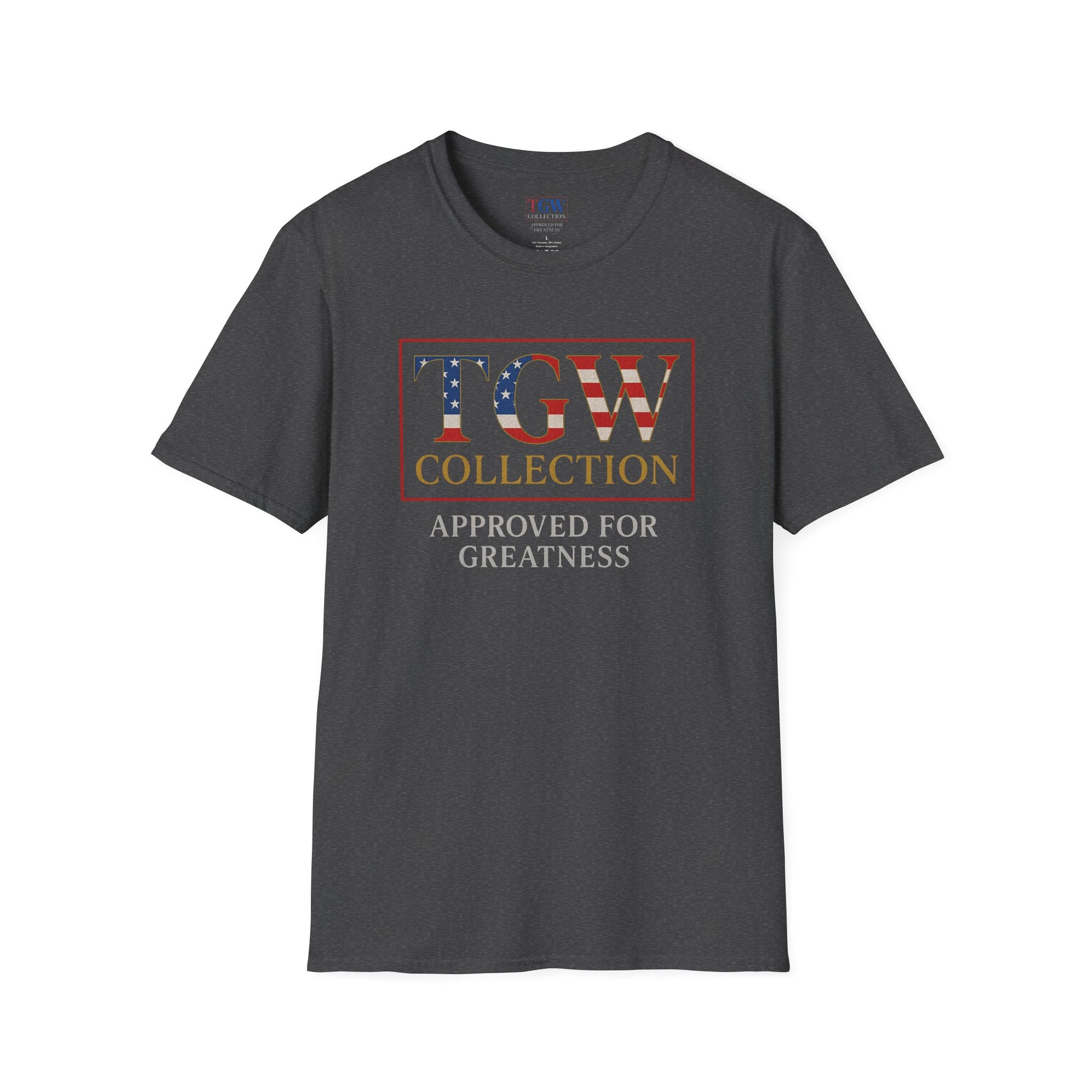 Soft style T-Shirt: TGW Collection, Approved for Greatness - Comfortable Apparel for Everyday, Gifts for Friends, USA Pride