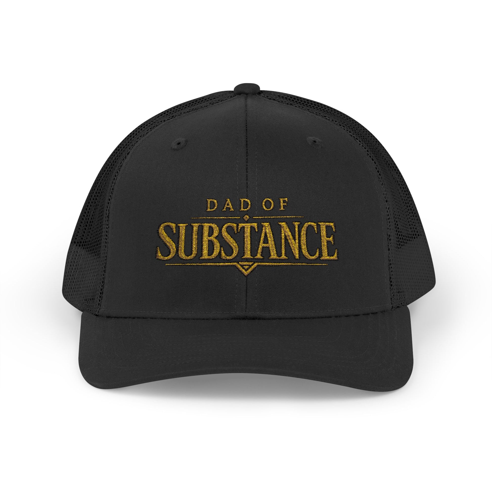 TGW COLLECTION TM - Dad of Substance Snapback Trucker Cap