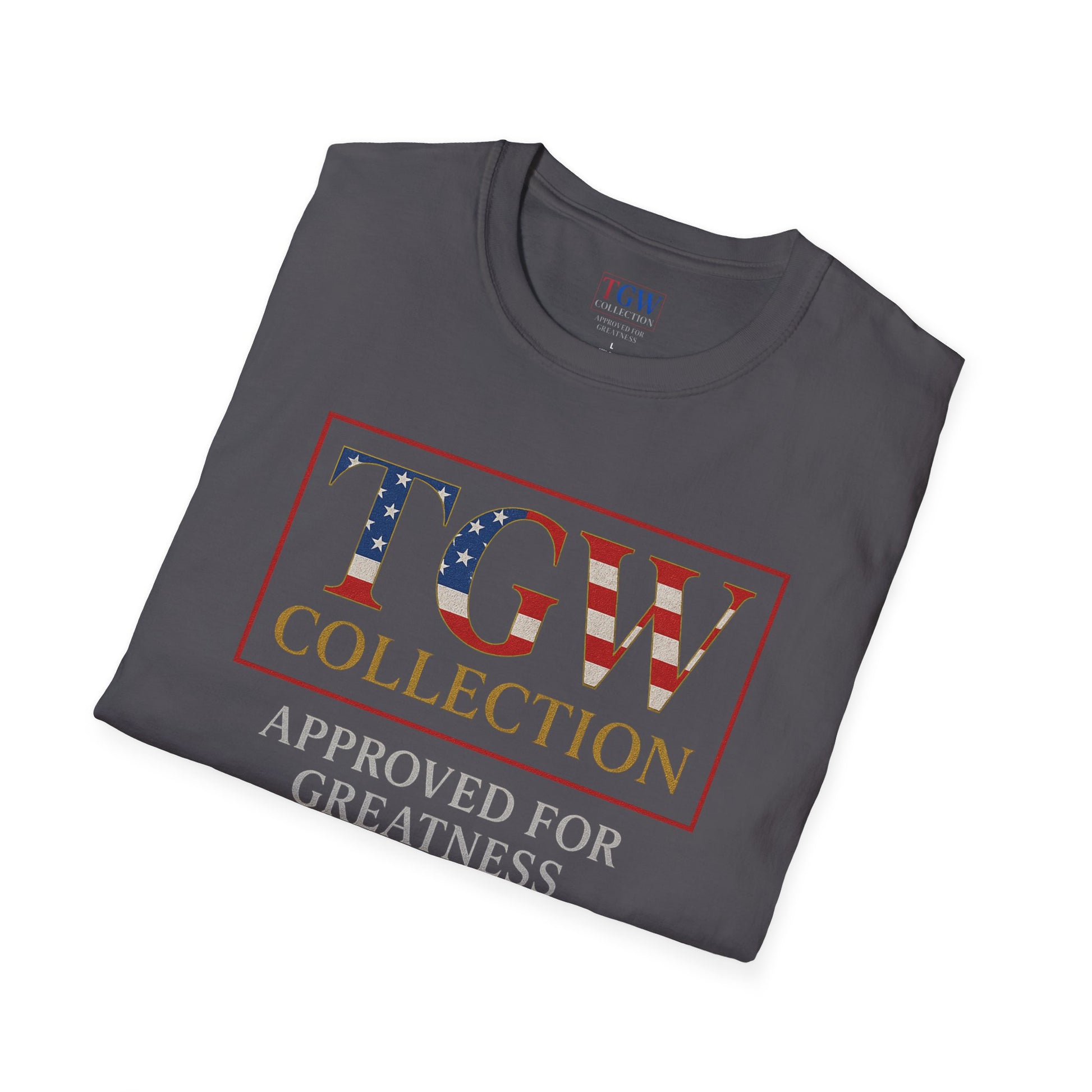 Soft style T-Shirt: TGW Collection, Approved for Greatness - Comfortable Apparel for Everyday, Gifts for Friends, USA Pride