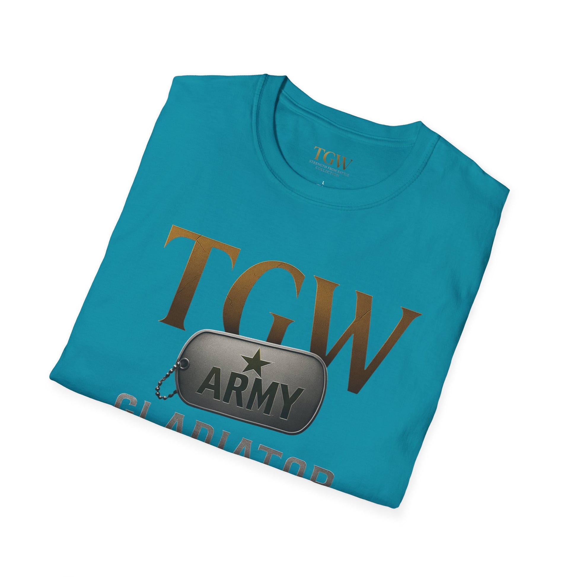 Gladiator Within T-Shirt, Unisex Army Tee, Motivational Gift, Fitness Apparel, Casual Wear, Workout Top, Inspirational Shirt