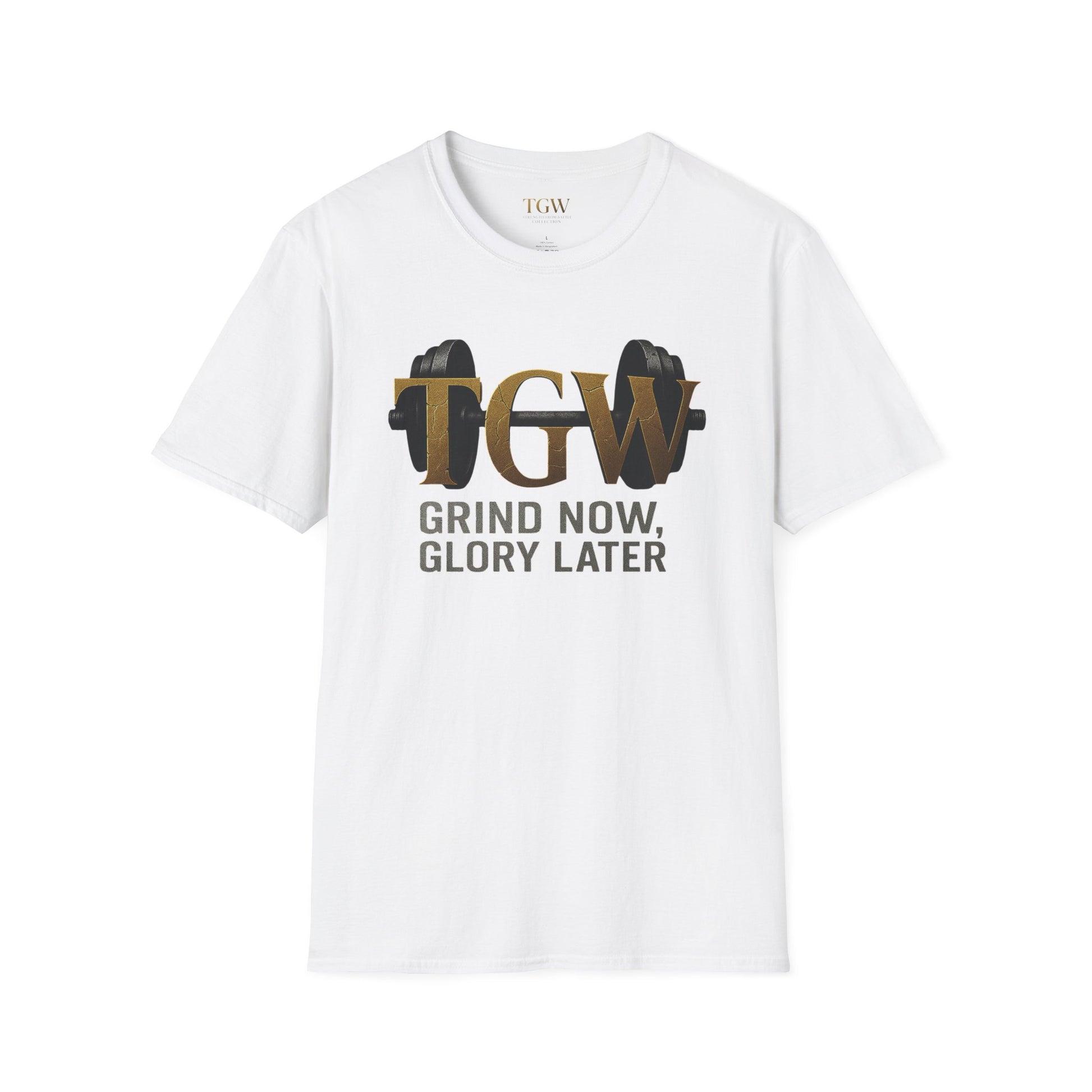 Gym Motivation T-Shirt | "Grind Now, Glory Later" | Fitness Tee, Workout Shirt, Athletic Apparel, Gift for Gym Lovers