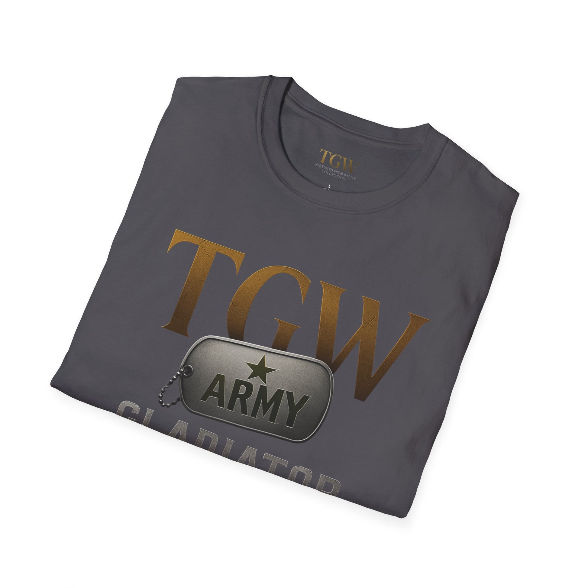 Gladiator Within T-Shirt, Unisex Army Tee, Motivational Gift, Fitness Apparel, Casual Wear, Workout Top, Inspirational Shirt