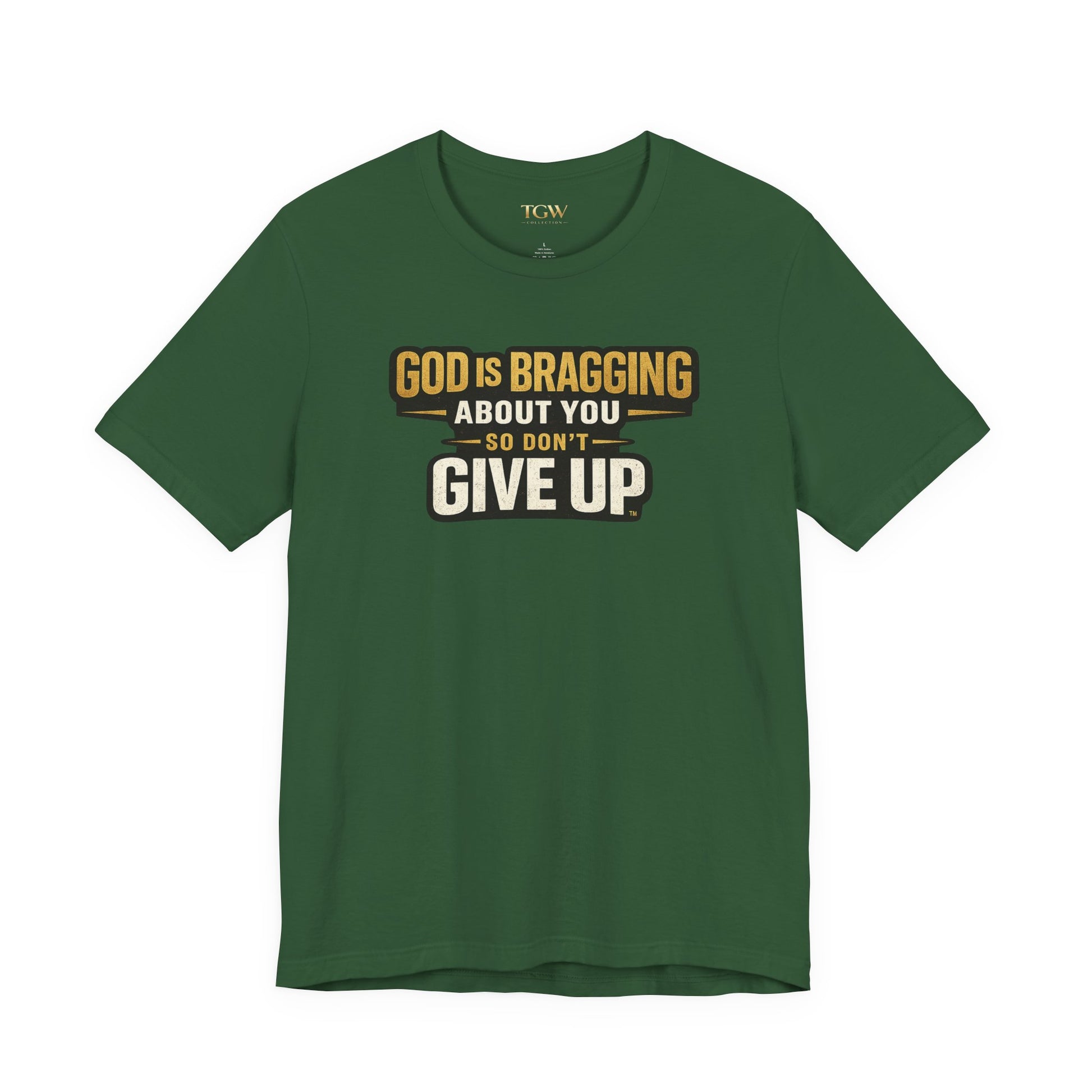 God is Bragging About You - Jersey Short Sleeve Tee