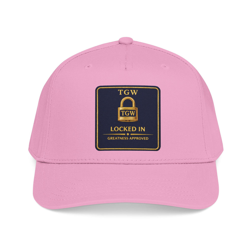 TGW “LOCKED IN” — Greatness Approved   Mid Profile Baseball Cap