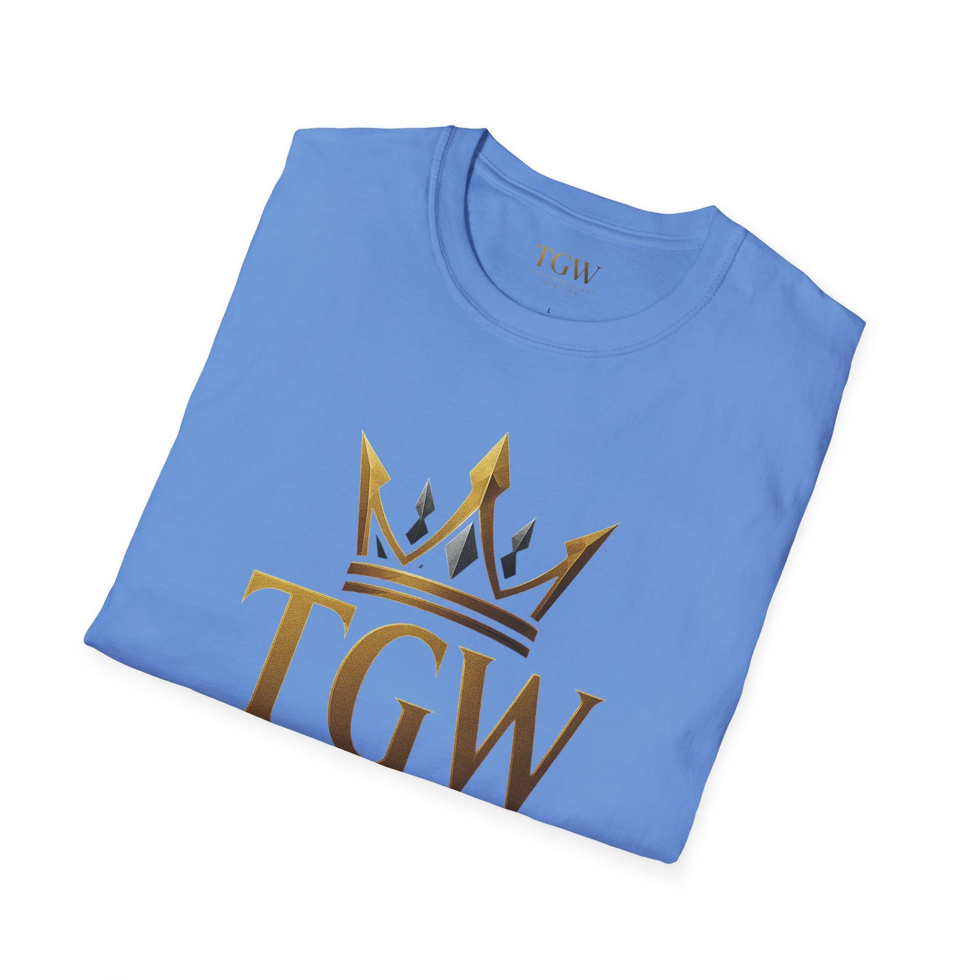Men Gladiator T-shirt | Motivational Tee, Fitness Shirt, Gift for Him, Empowerment Apparel, Gold Crown Design