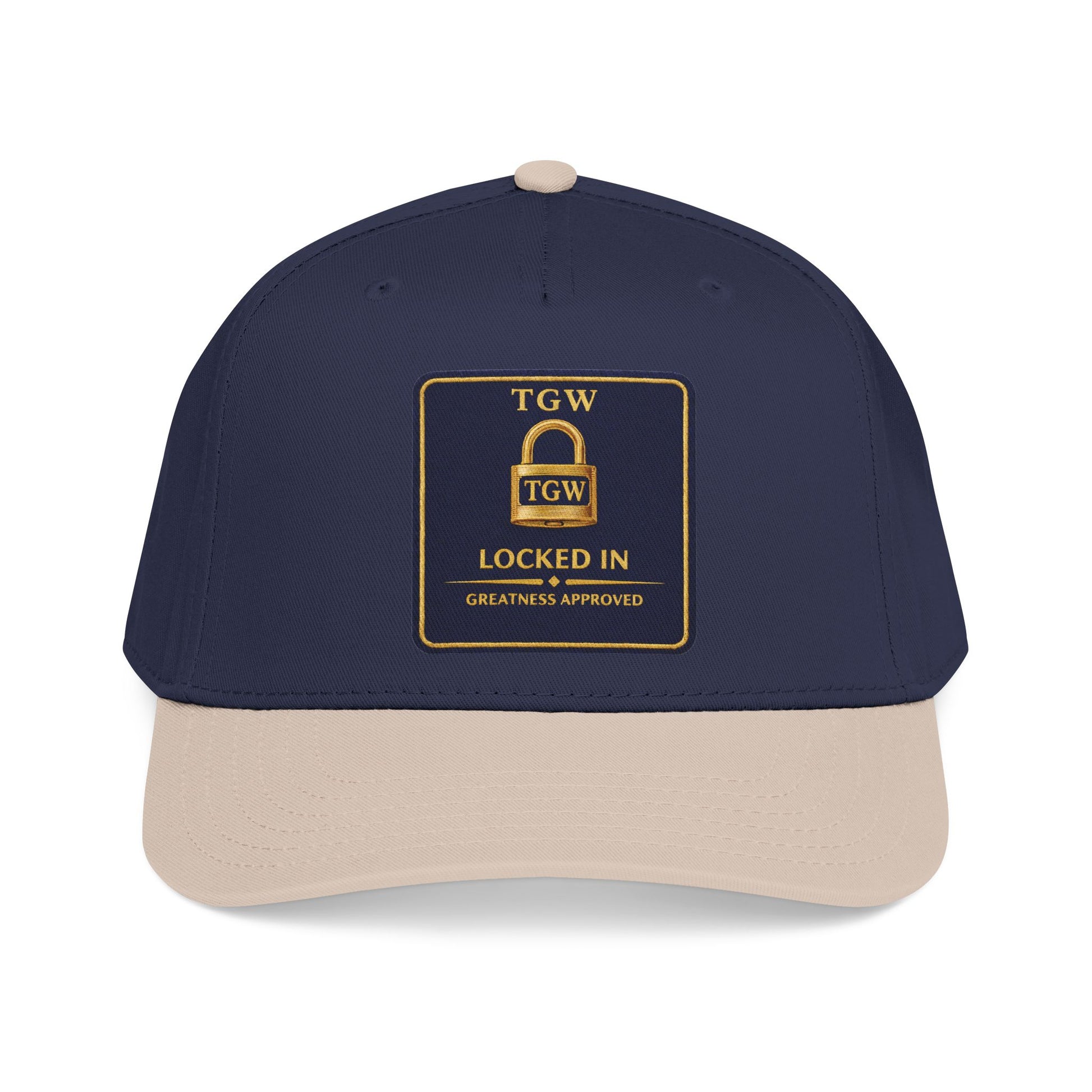 TGW “LOCKED IN” — Greatness Approved   Mid Profile Baseball Cap
