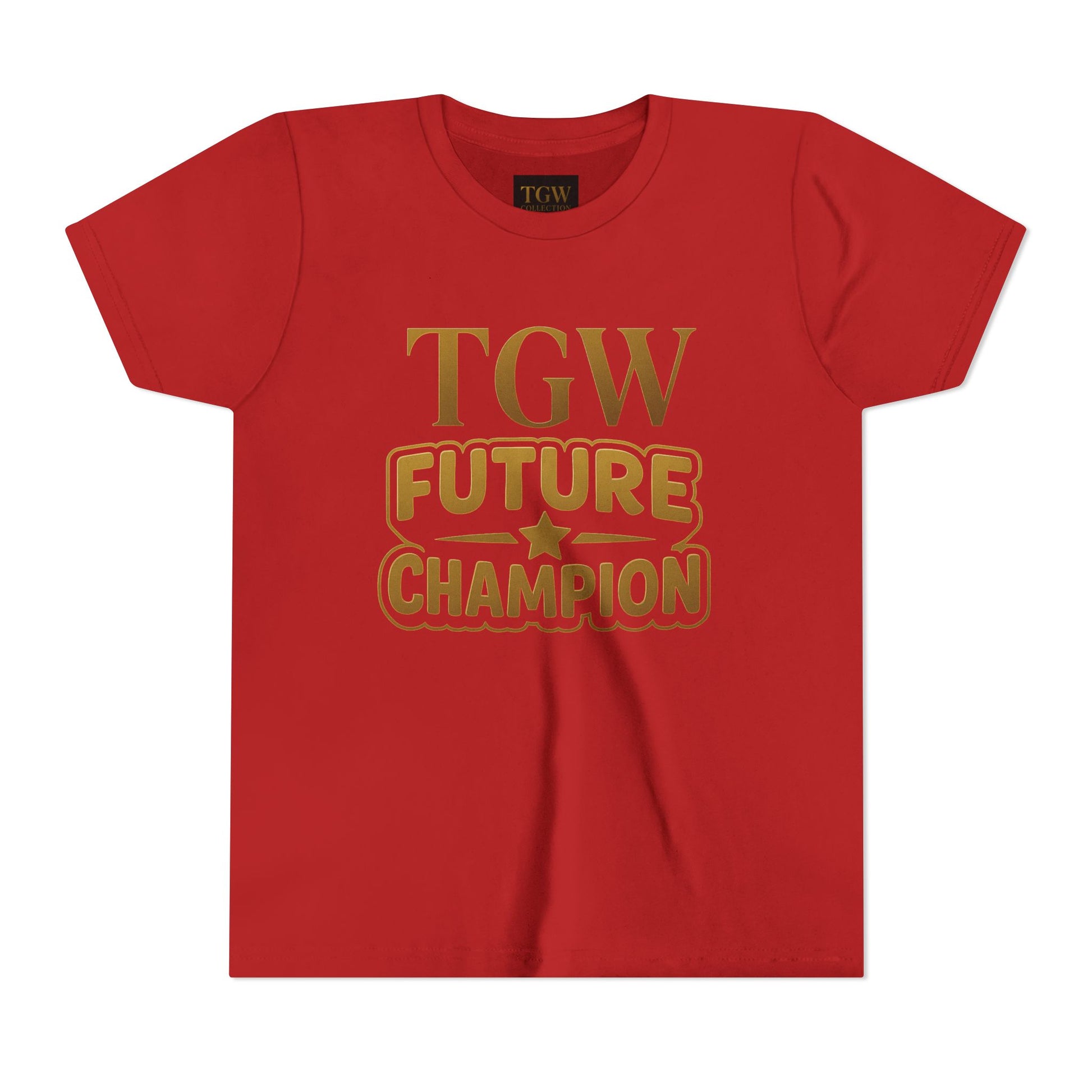 Future Champion Youth Tee - Motivational Kids Shirt, Sportswear, Birthday Gift, Fun Apparel, Champion Theme