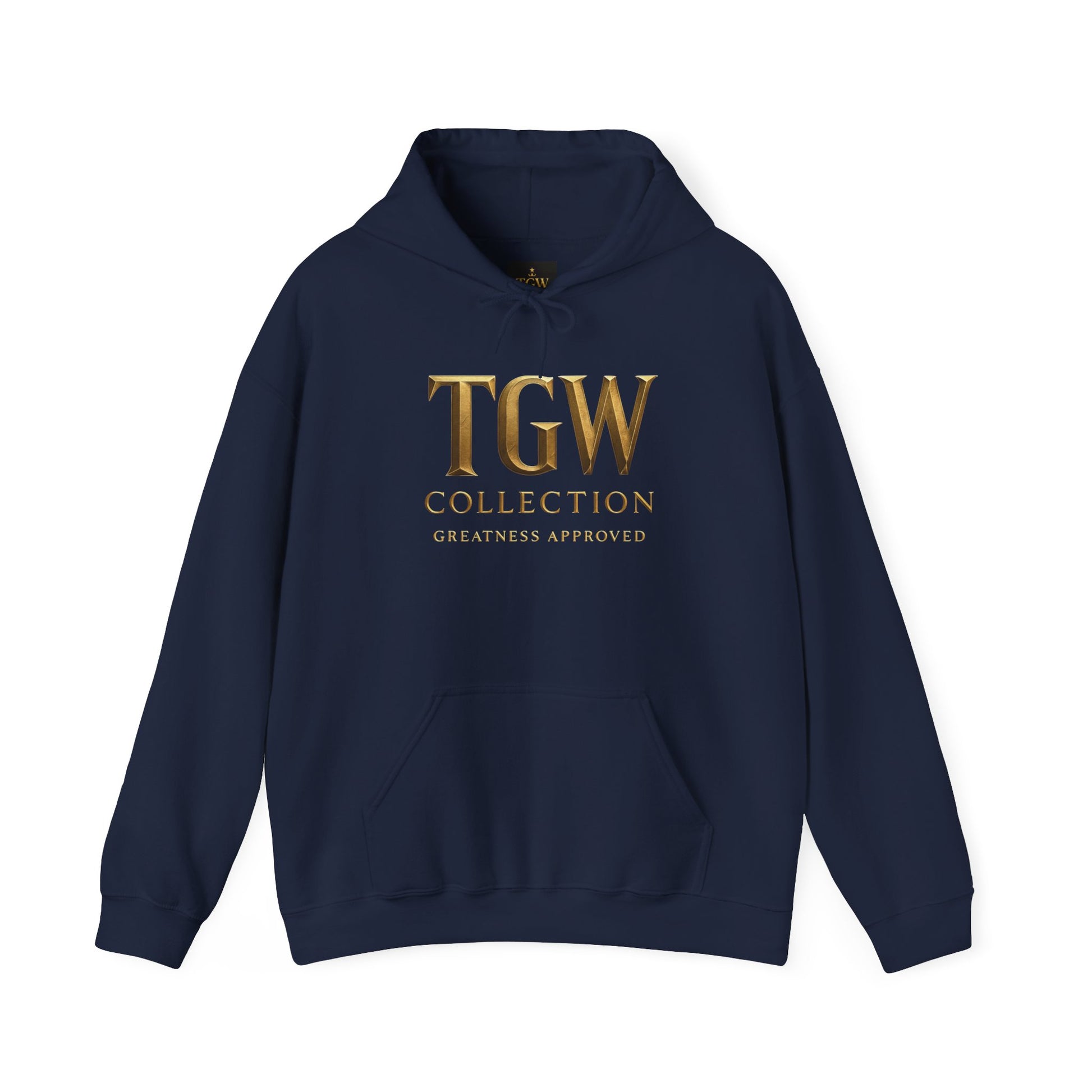 Elegant Gold Graphic Hoodie for Trendy Comfort | Sweatshirt, Cozy Wear, Fashion Gift, Casual Style, TGW Collection