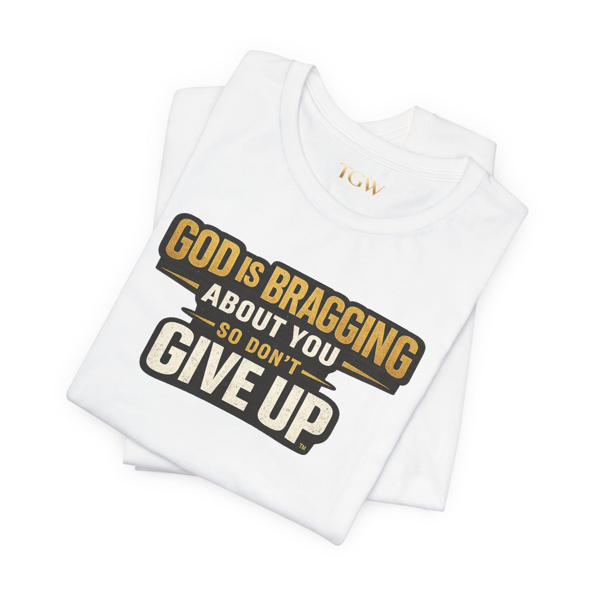 God is Bragging About You - Jersey Short Sleeve Tee