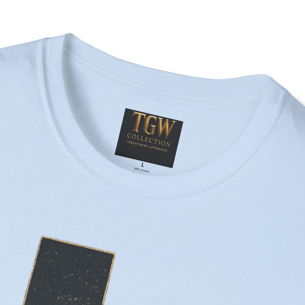 Texas Flag Outline T-Shirt with TGW Monogram — Rustic Lone Star Graphic Tee