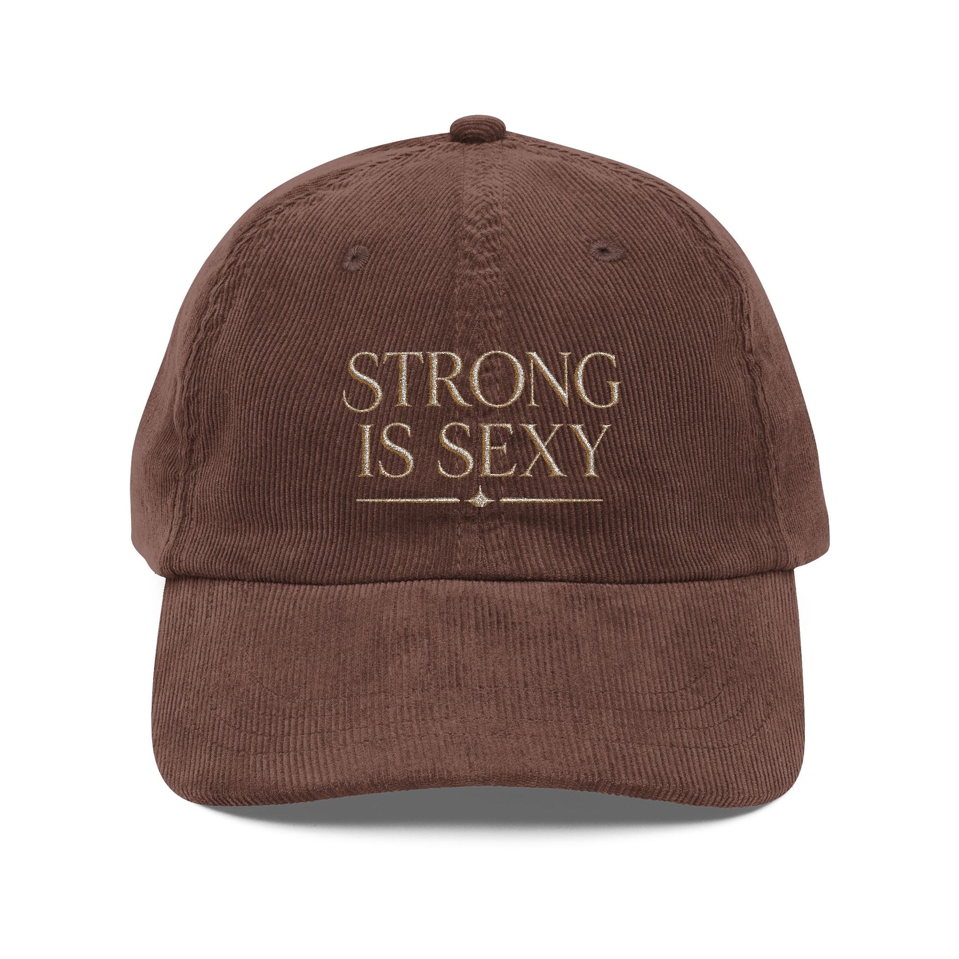 TGW Collection TM - Strong Is Sexy - Vintage Corduroy Cap