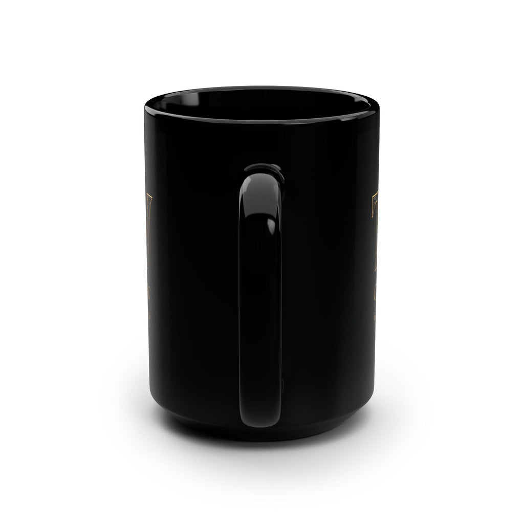 TGW Collection Black Mug, Greatness Approved Coffee Cup, Unique Gift, Office Mug, Birthday Present