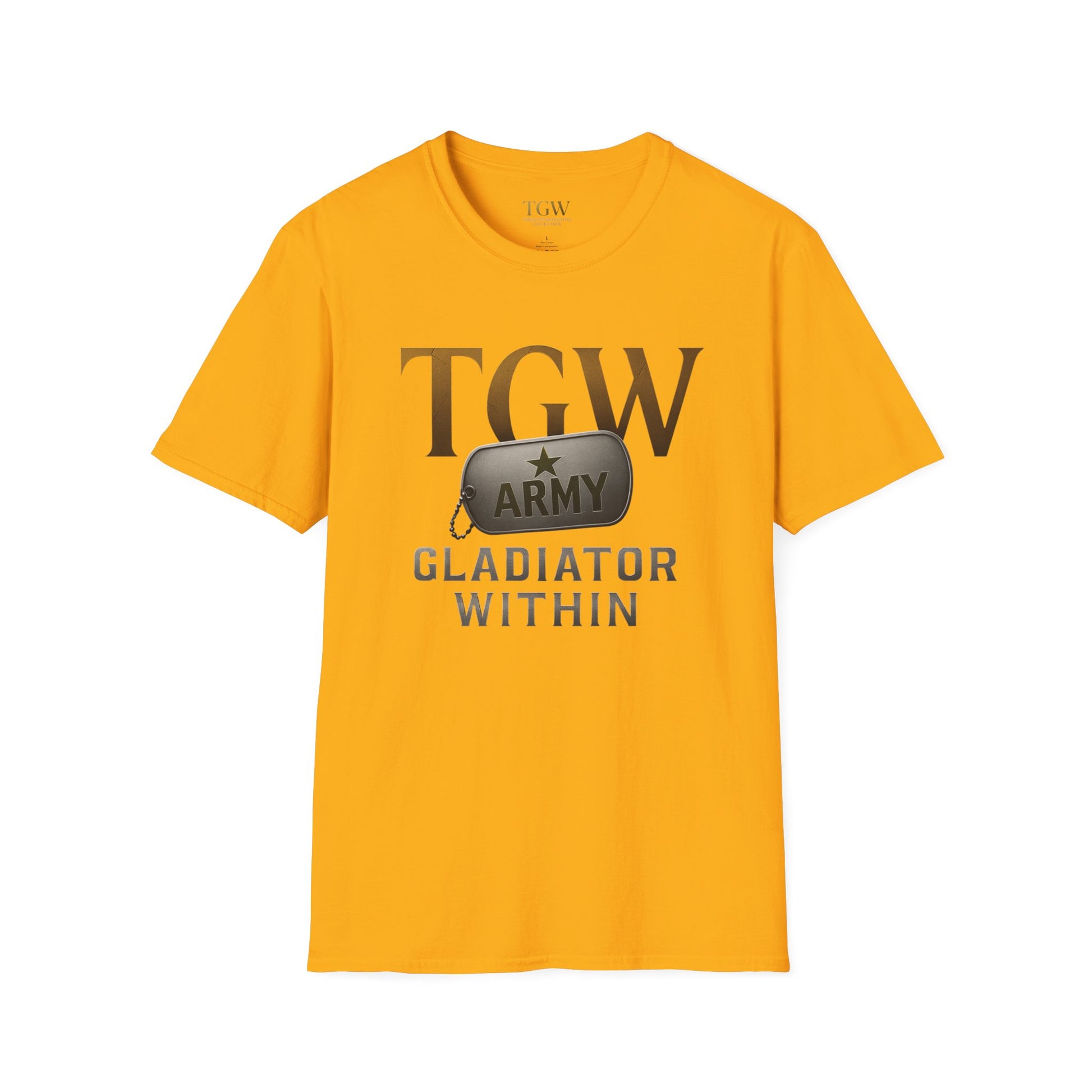 Gladiator Within T-Shirt, Unisex Army Tee, Motivational Gift, Fitness Apparel, Casual Wear, Workout Top, Inspirational Shirt