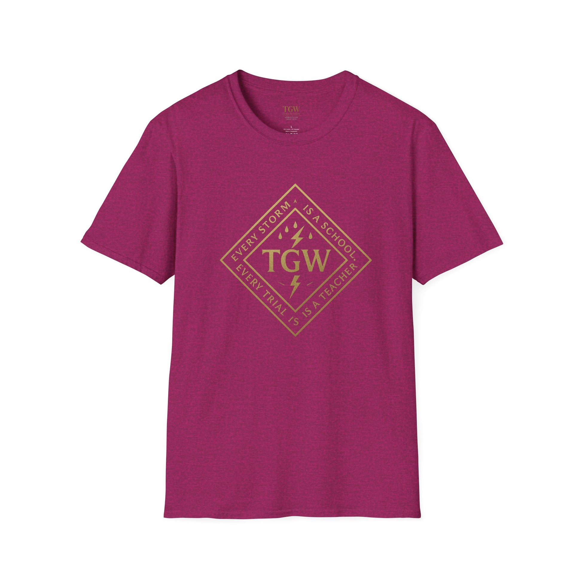 Graphic Tee with Lightning Design - Casual Trendy T-Shirt for Everyday Wear, Gifts, Occasions, Festivals