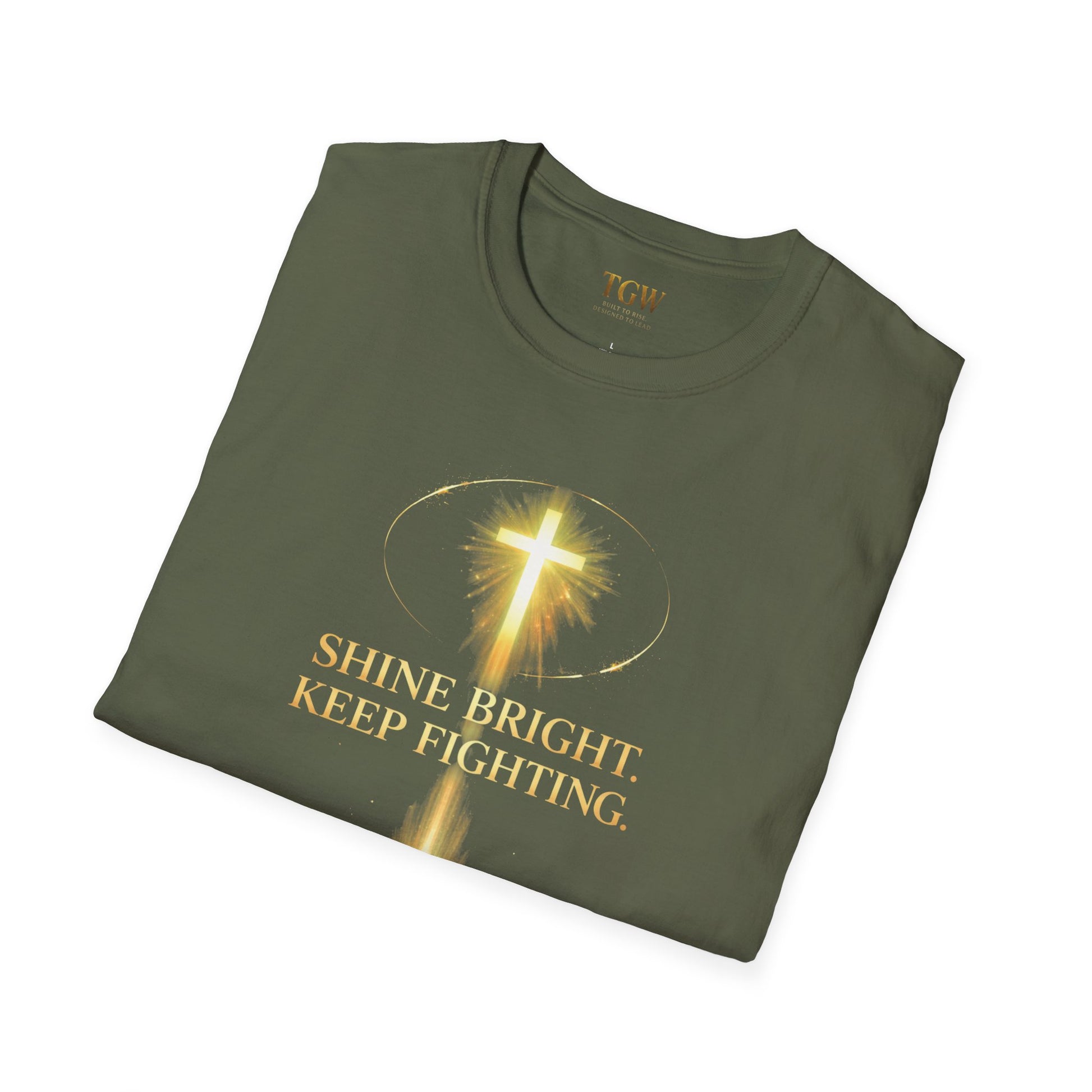 TGW Collection Greatness Approved TM - "Shine Bright. Keep Fighting" Softstyle T-Shirt