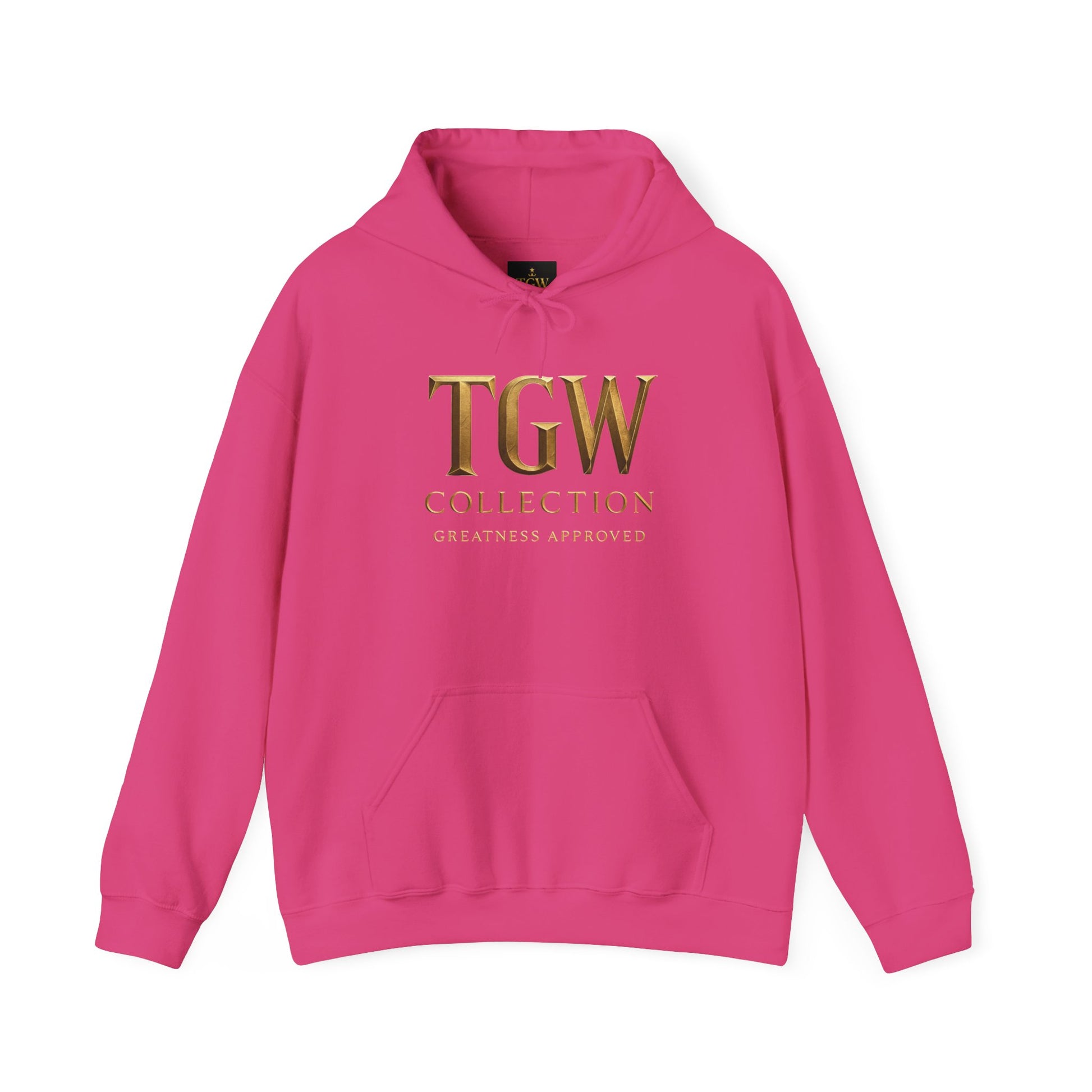 Elegant Gold Graphic Hoodie for Trendy Comfort | Sweatshirt, Cozy Wear, Fashion Gift, Casual Style, TGW Collection