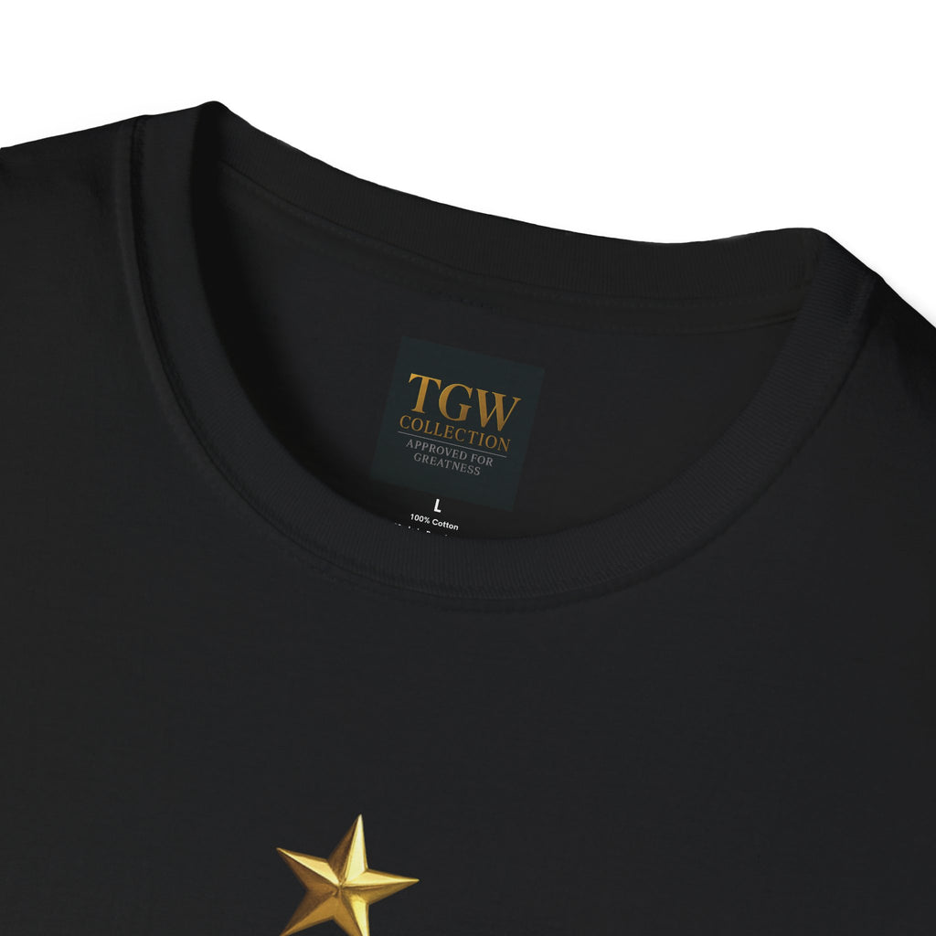 Softstyle T-Shirt - TGW 'Born for Greatness' Tee, Motivational Gift, Casual Wear, Inspirational Apparel, Achievement