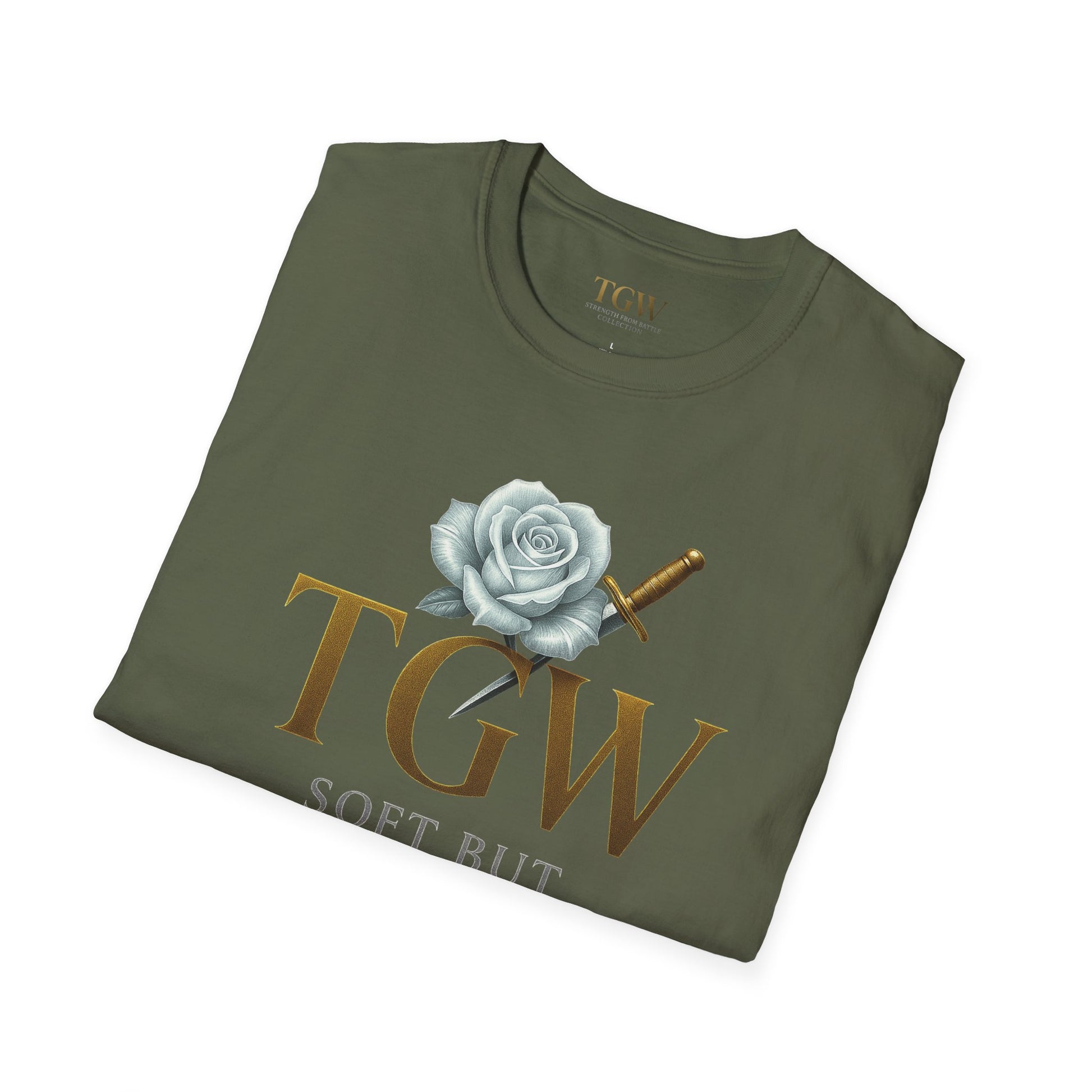 Soft style T-Shirt - Soft but Unbreakable Graphic Tee, Motivational Shirt, Gift for Her, Casual Wear, Inspirational Fashion