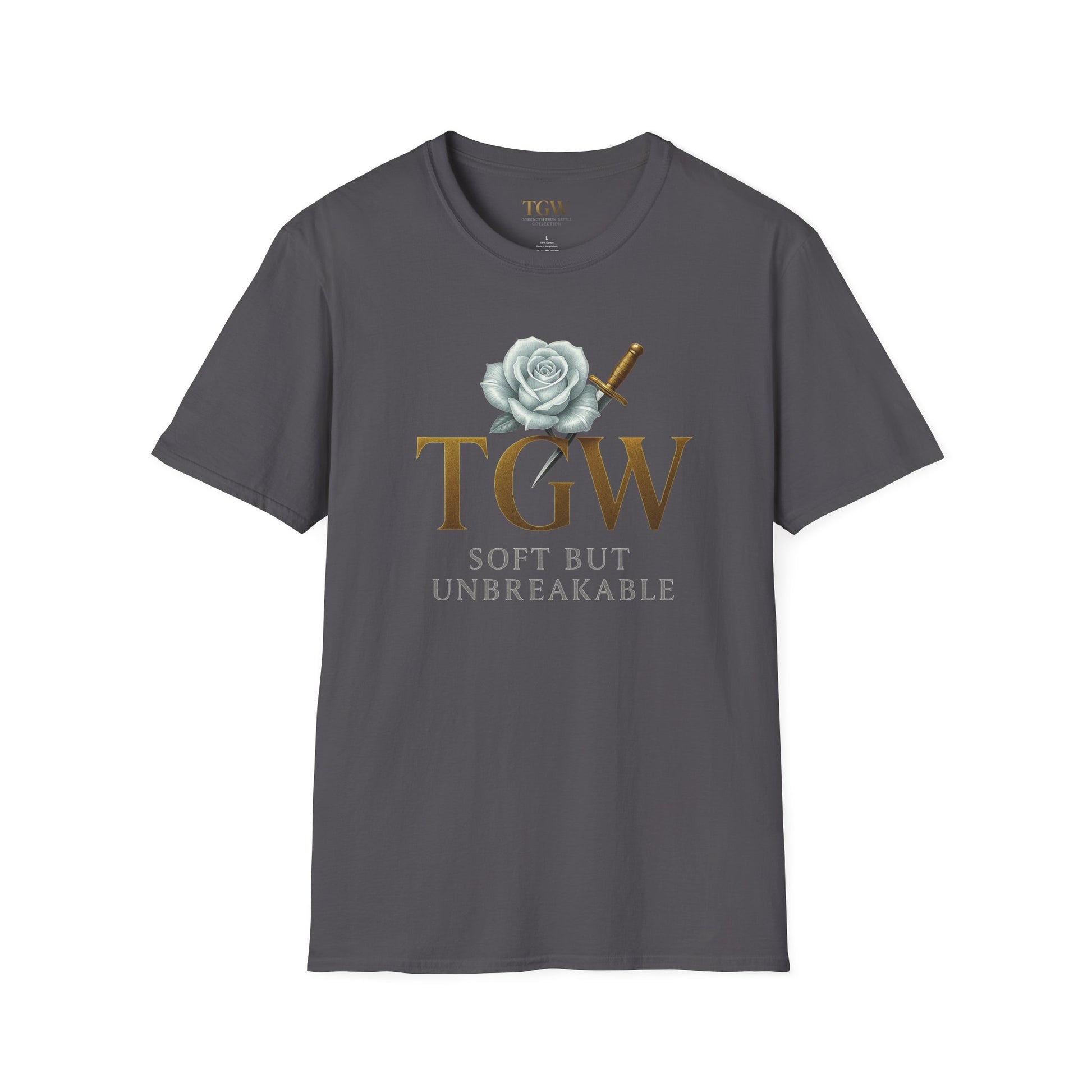 Soft style T-Shirt - Soft but Unbreakable Graphic Tee, Motivational Shirt, Gift for Her, Casual Wear, Inspirational Fashion