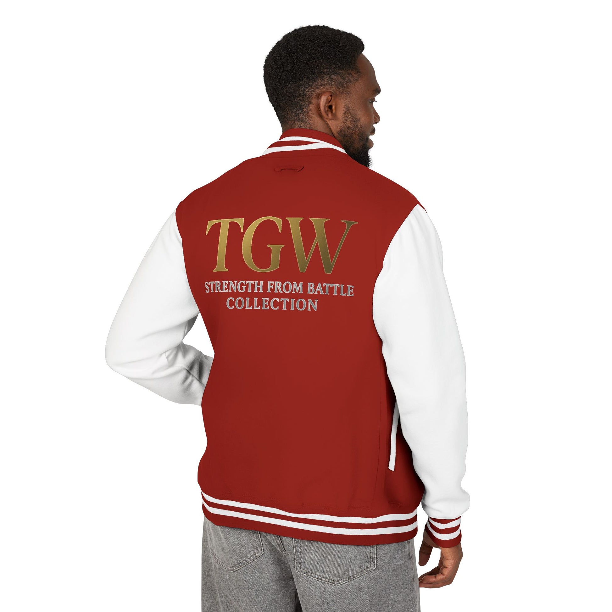Men Heavyweight Letterman Jacket - Vintage Style Varsity Jacket for Everyday Wear, Sports Events, Graduation, Casual Outings, Team Spirit