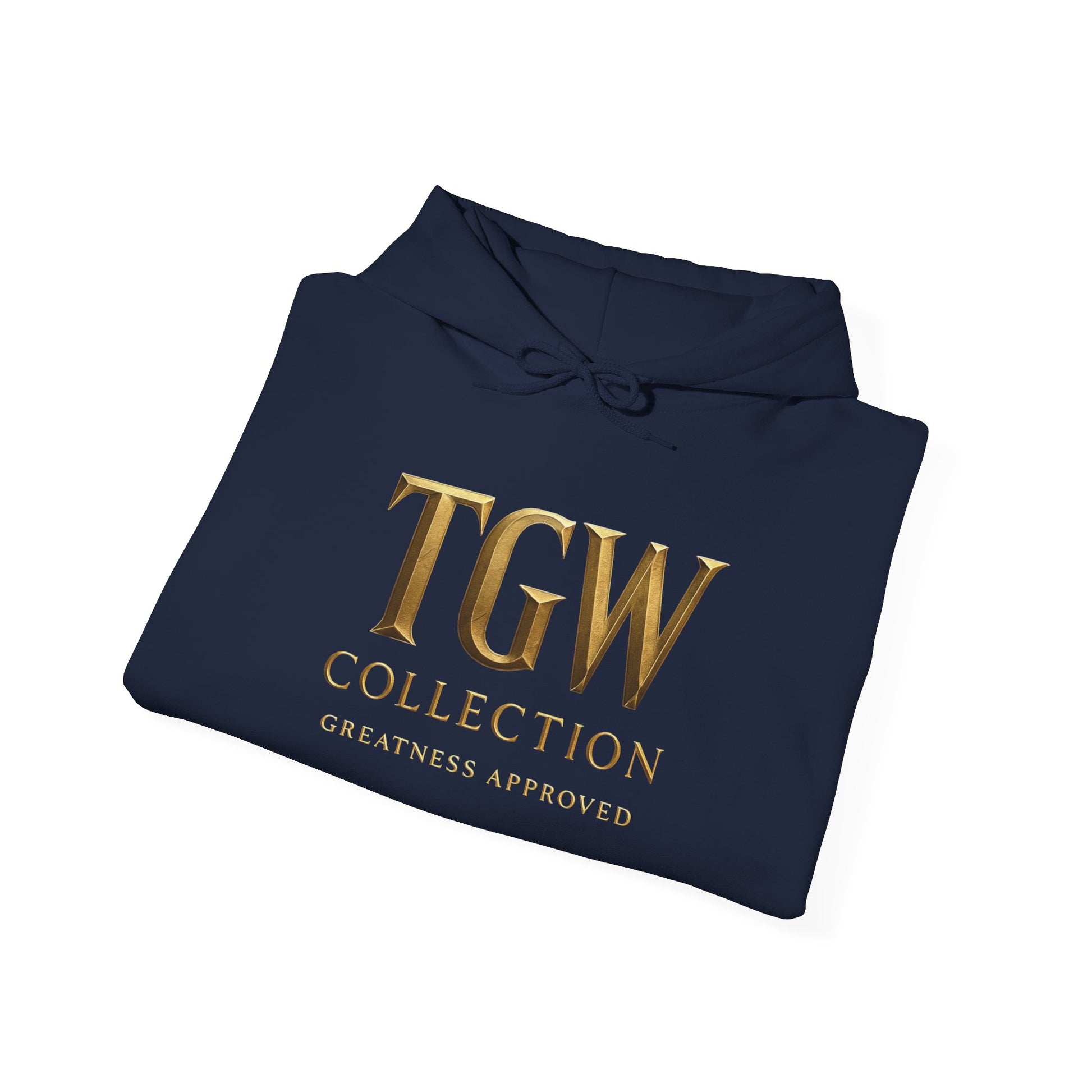 Elegant Gold Graphic Hoodie for Trendy Comfort | Sweatshirt, Cozy Wear, Fashion Gift, Casual Style, TGW Collection